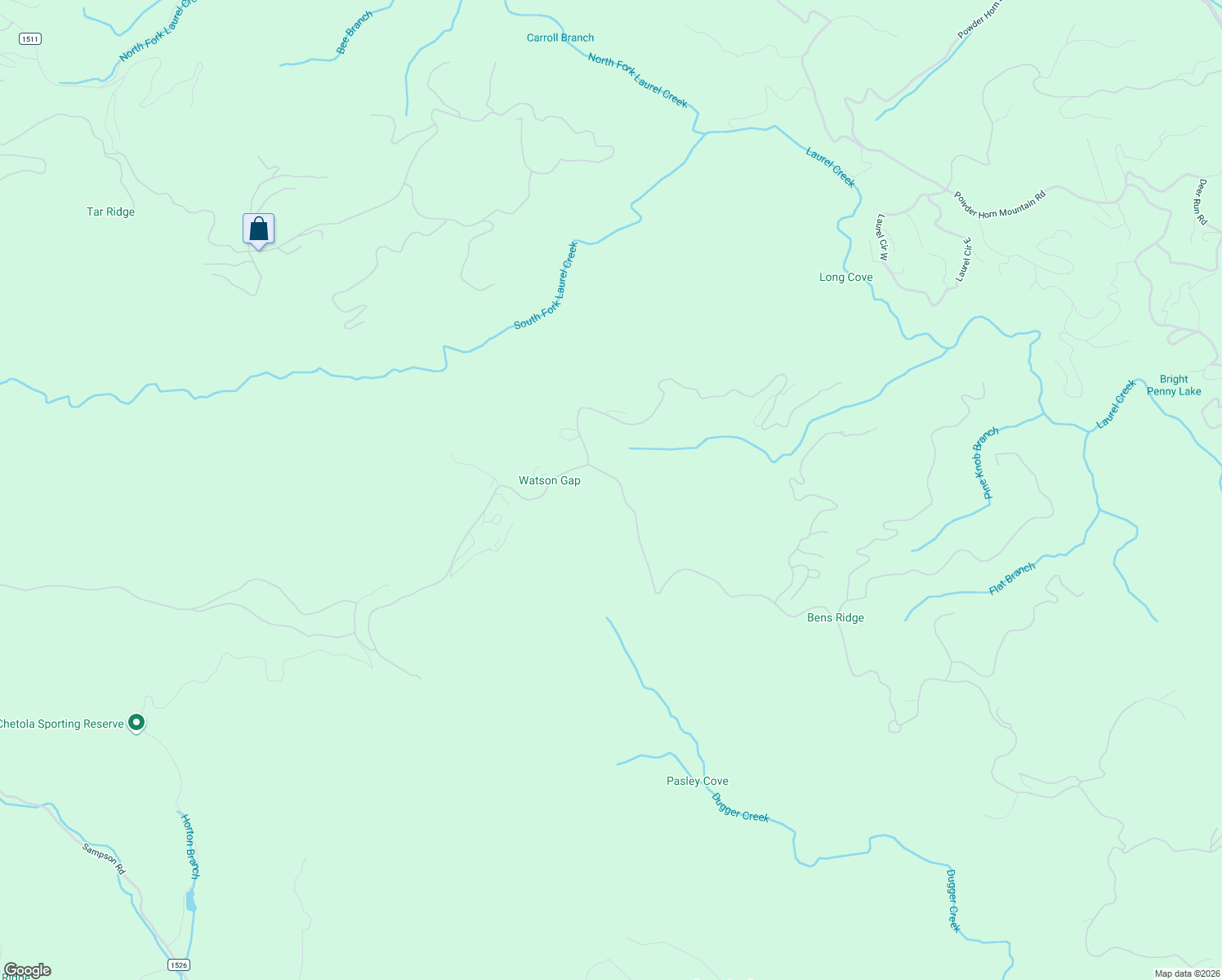 map of restaurants, bars, coffee shops, grocery stores, and more near Reynolds Parkway in Deep Gap