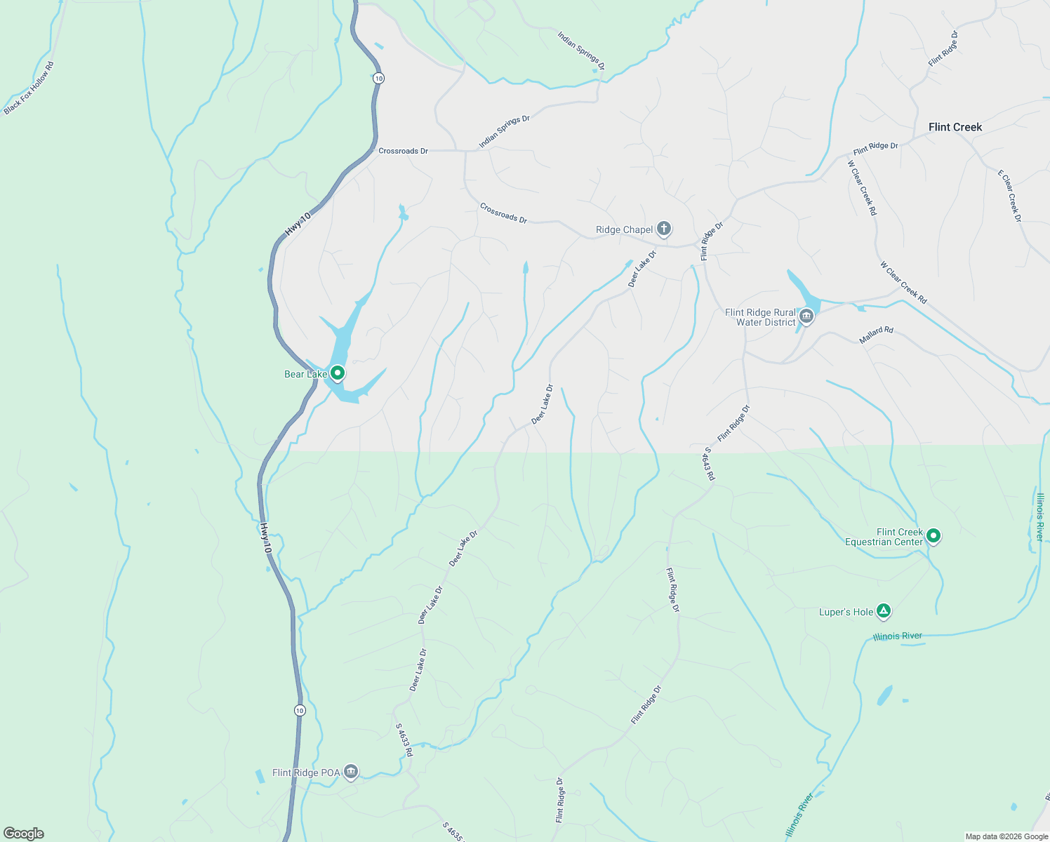 map of restaurants, bars, coffee shops, grocery stores, and more near 2-4 Deer Lake Road in Kansas