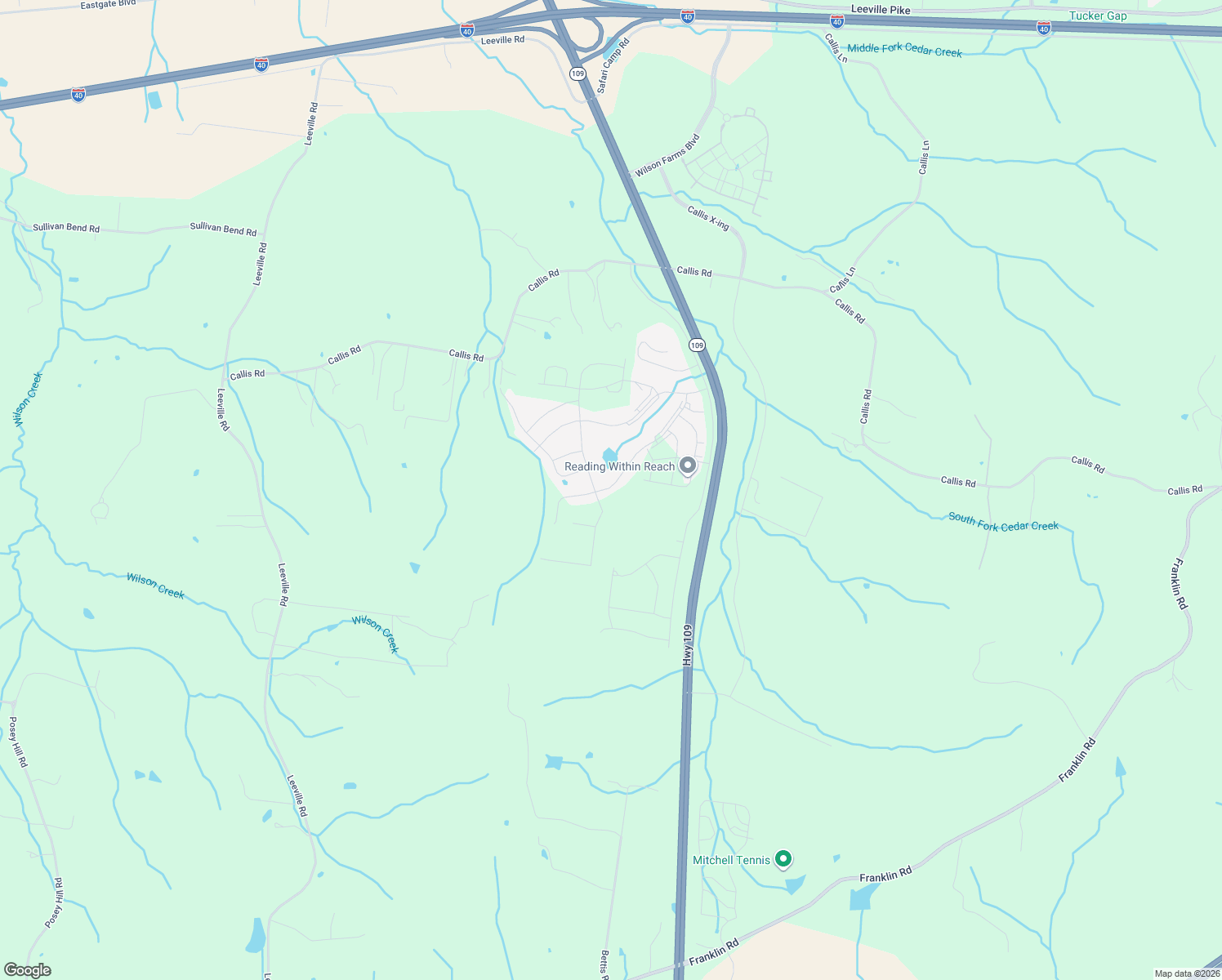 map of restaurants, bars, coffee shops, grocery stores, and more near 3033 Mallard Drive in Lebanon