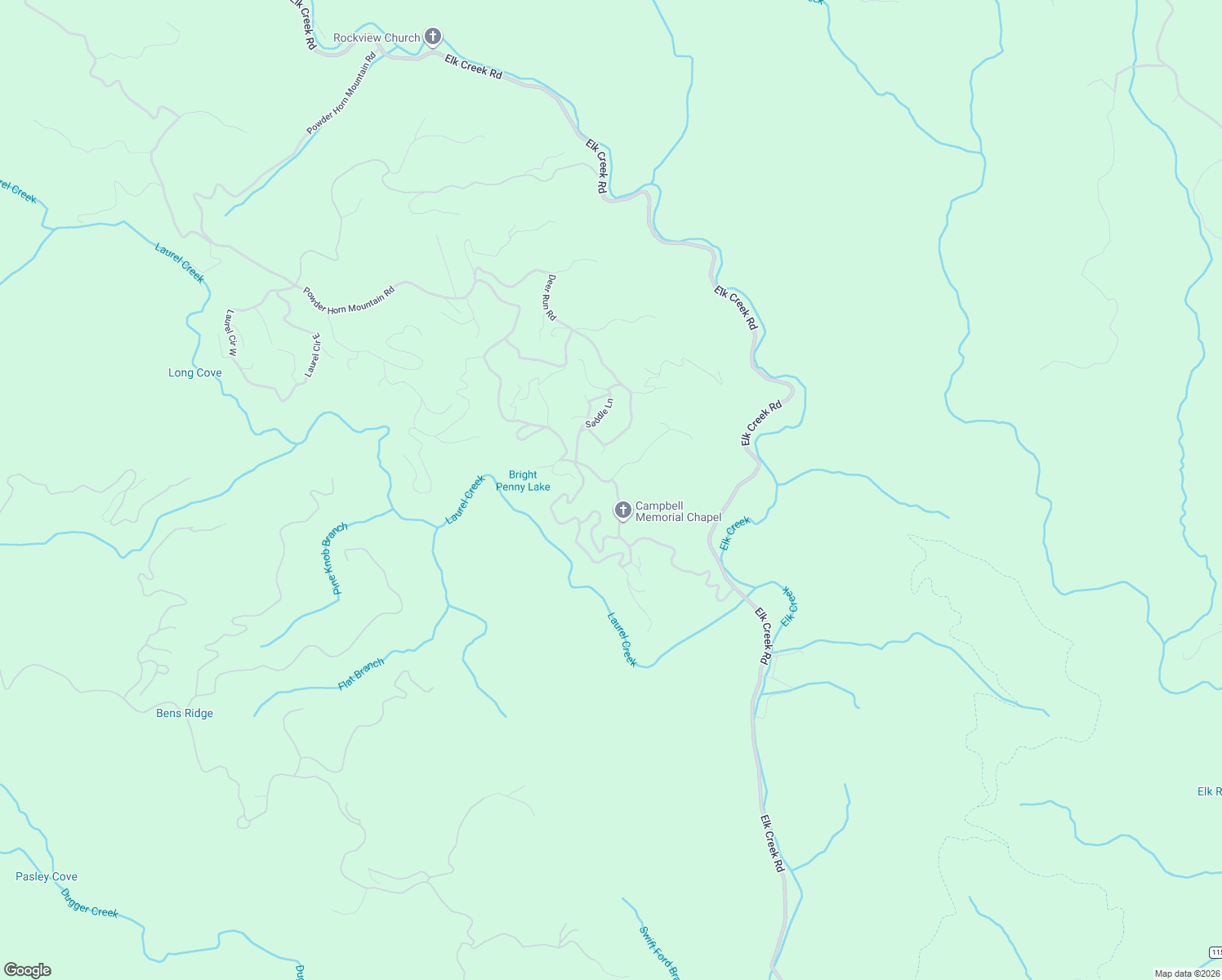 map of restaurants, bars, coffee shops, grocery stores, and more near 2964 Powder Horn Mountain Road in Watauga County