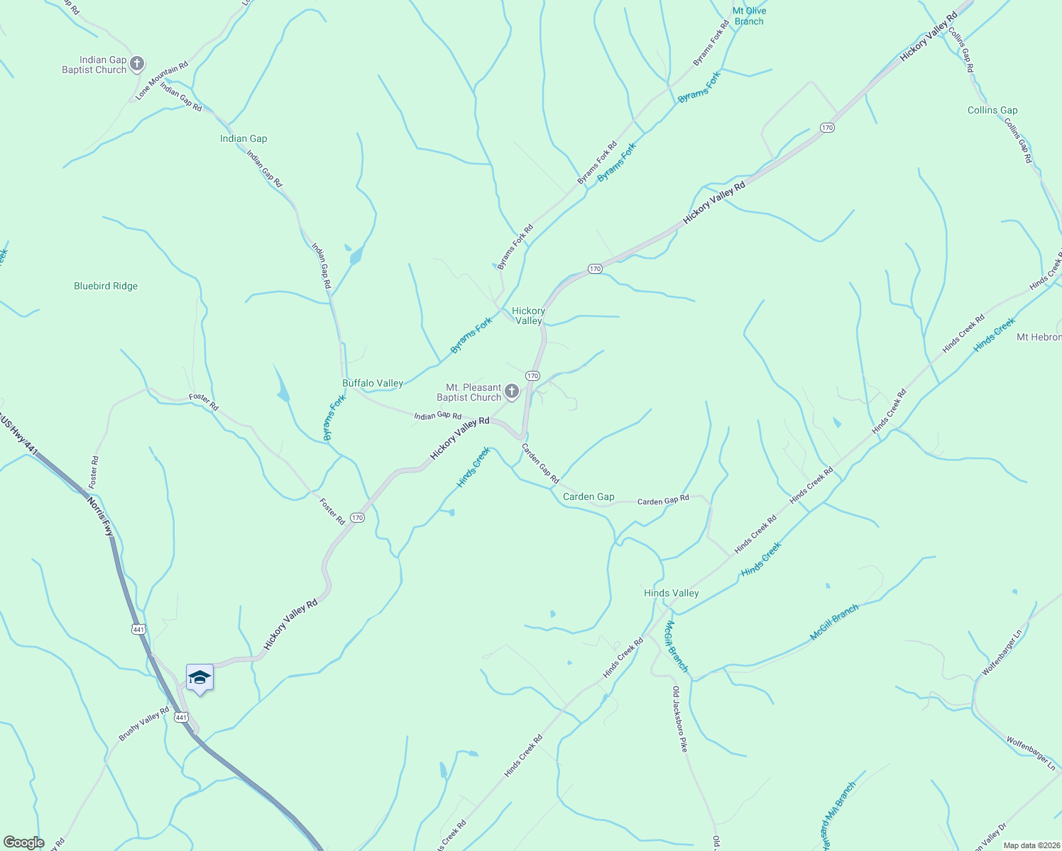 map of restaurants, bars, coffee shops, grocery stores, and more near 6029 Hickory Valley Road in Andersonville