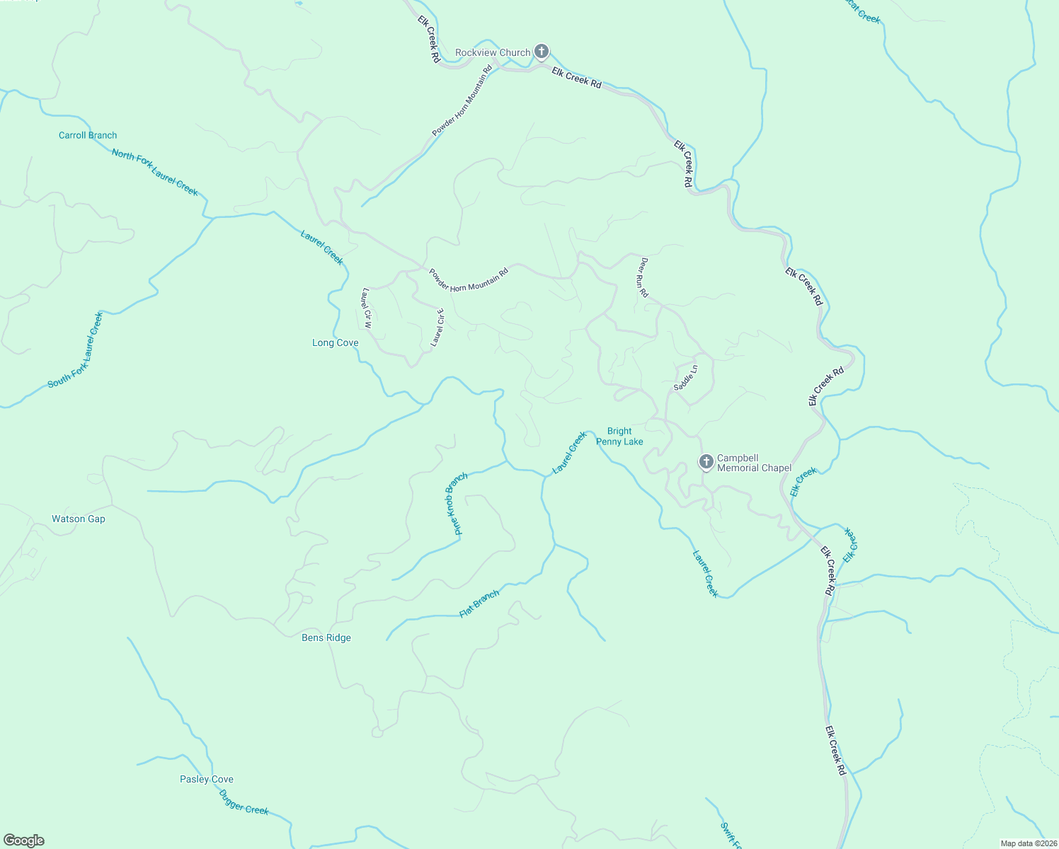 map of restaurants, bars, coffee shops, grocery stores, and more near 198 Roaring Ridge Road in Watauga County