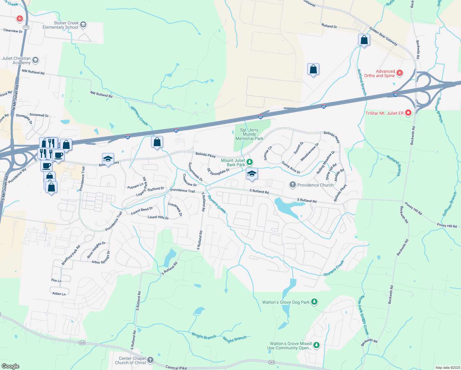 Mount Juliet Greenway, Mount Juliet TN Walk Score
