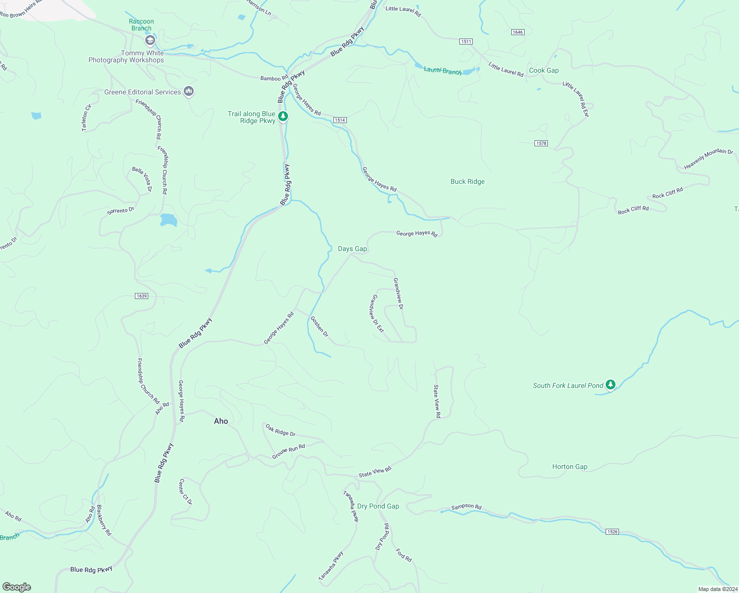 map of restaurants, bars, coffee shops, grocery stores, and more near 1228 Grandview Drive Extension in Boone