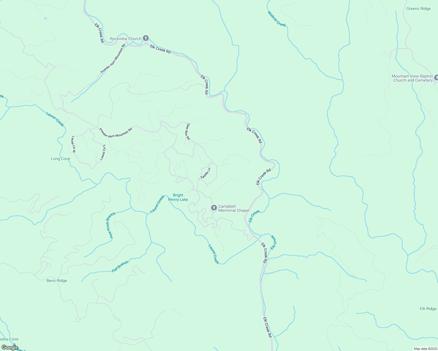 map of restaurants, bars, coffee shops, grocery stores, and more near 410 Horseshoe Ridge Road East in Watauga County