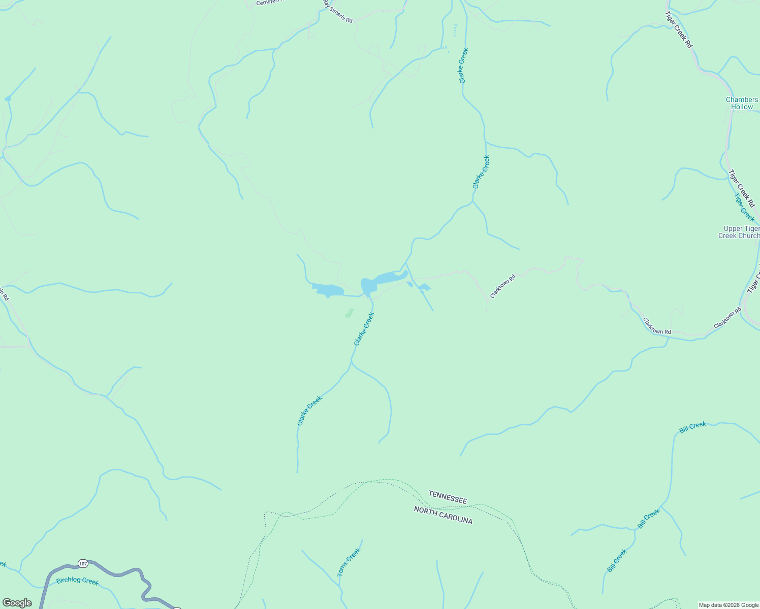 map of restaurants, bars, coffee shops, grocery stores, and more near 635 Clarktown Road in Roan Mountain