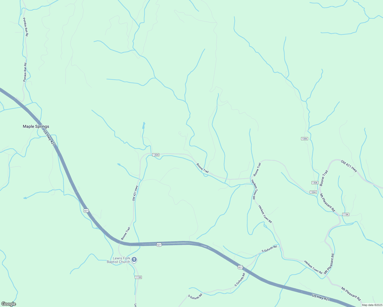 map of restaurants, bars, coffee shops, grocery stores, and more near 13774 Boone Trail in Purlear