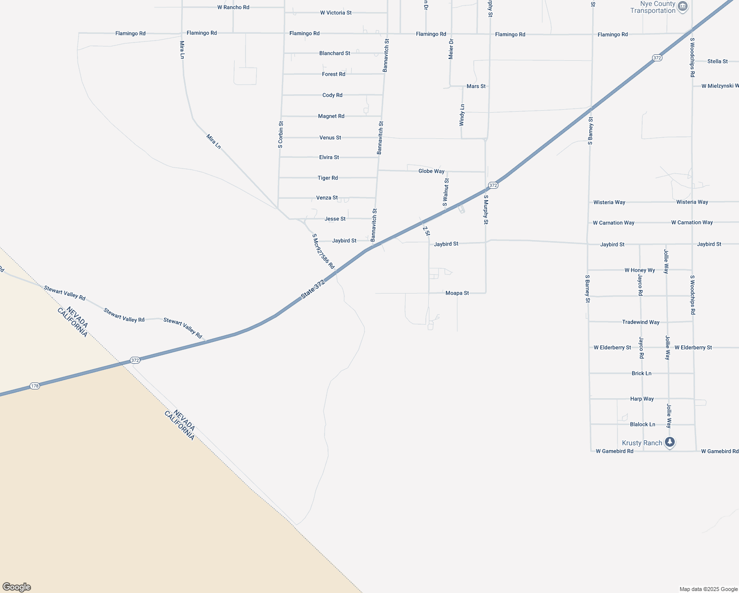 map of restaurants, bars, coffee shops, grocery stores, and more near 4031 Moapa Street in Pahrump