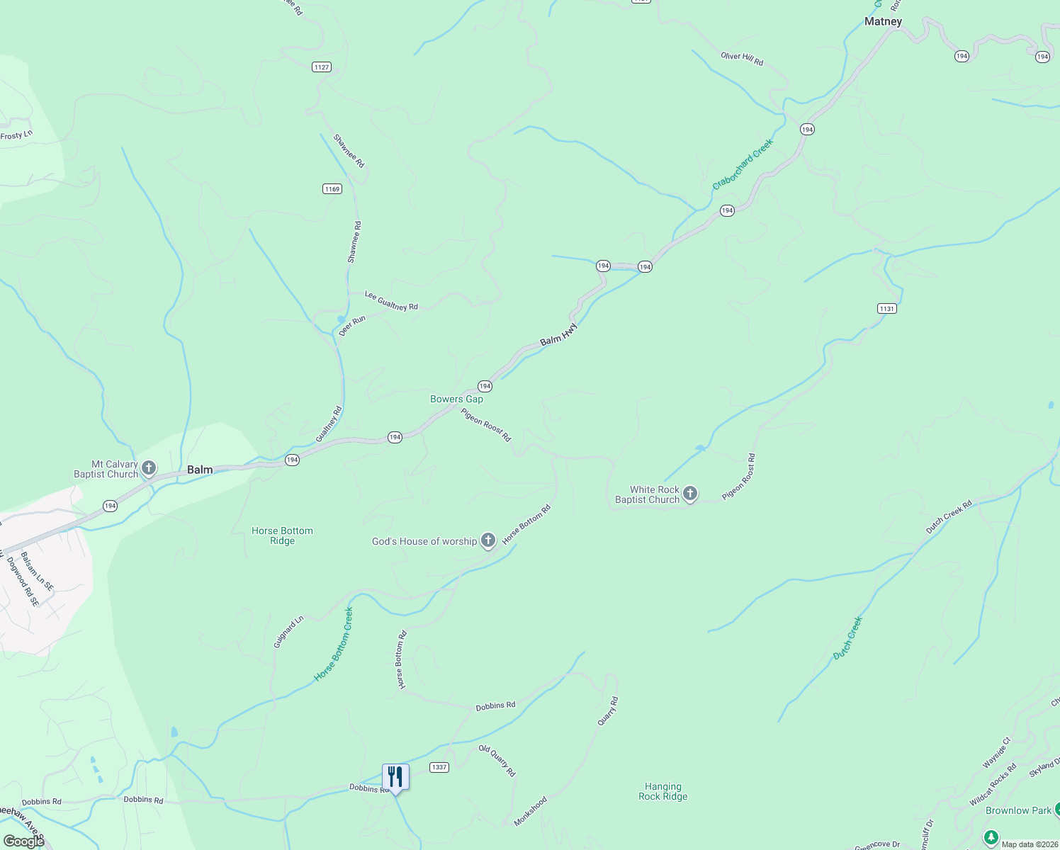 map of restaurants, bars, coffee shops, grocery stores, and more near 400-408 Snow Ridge Road in Banner Elk