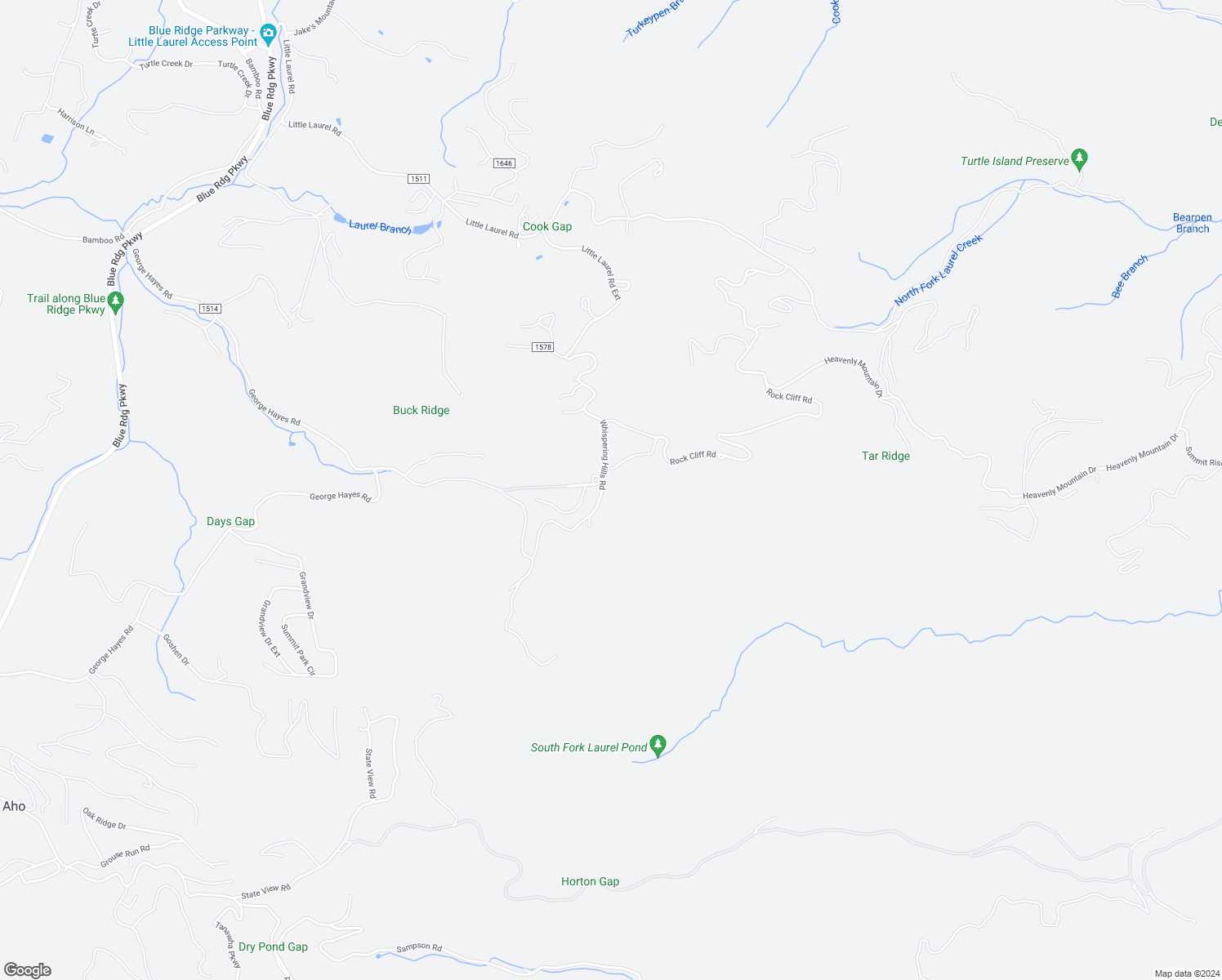 map of restaurants, bars, coffee shops, grocery stores, and more near 675 Whispering Hills Road in Boone