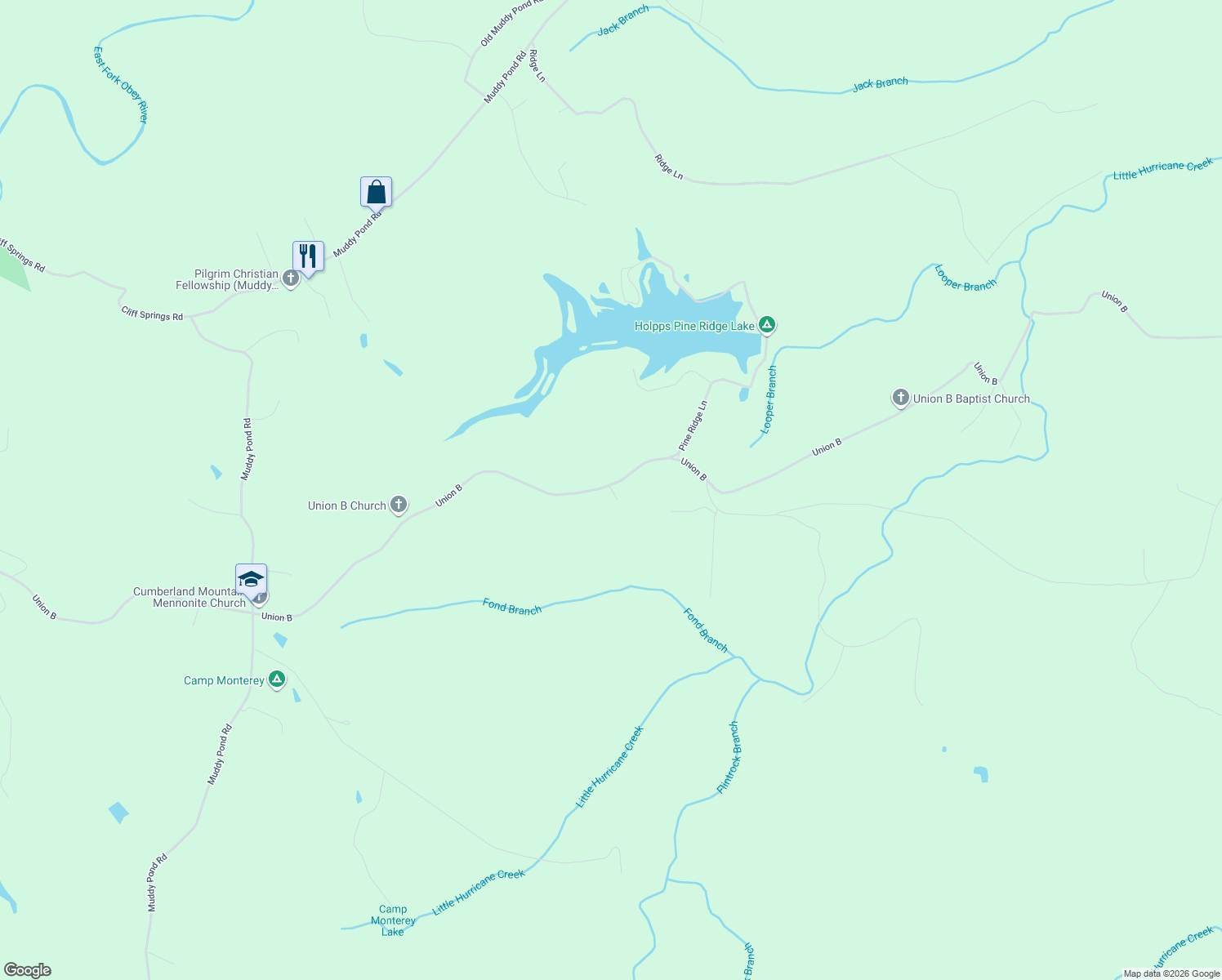 map of restaurants, bars, coffee shops, grocery stores, and more near 762 Union B Road in Monterey