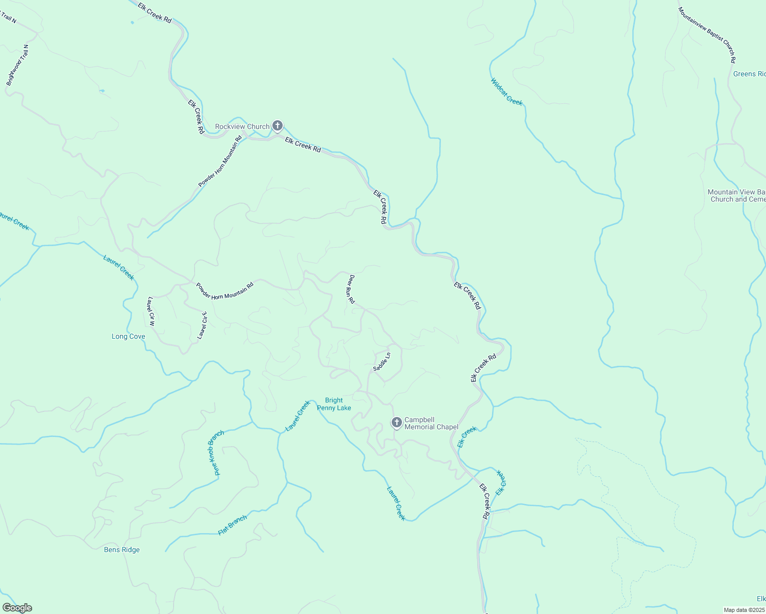 map of restaurants, bars, coffee shops, grocery stores, and more near 183 Buckshot Ridge Road in Watauga County