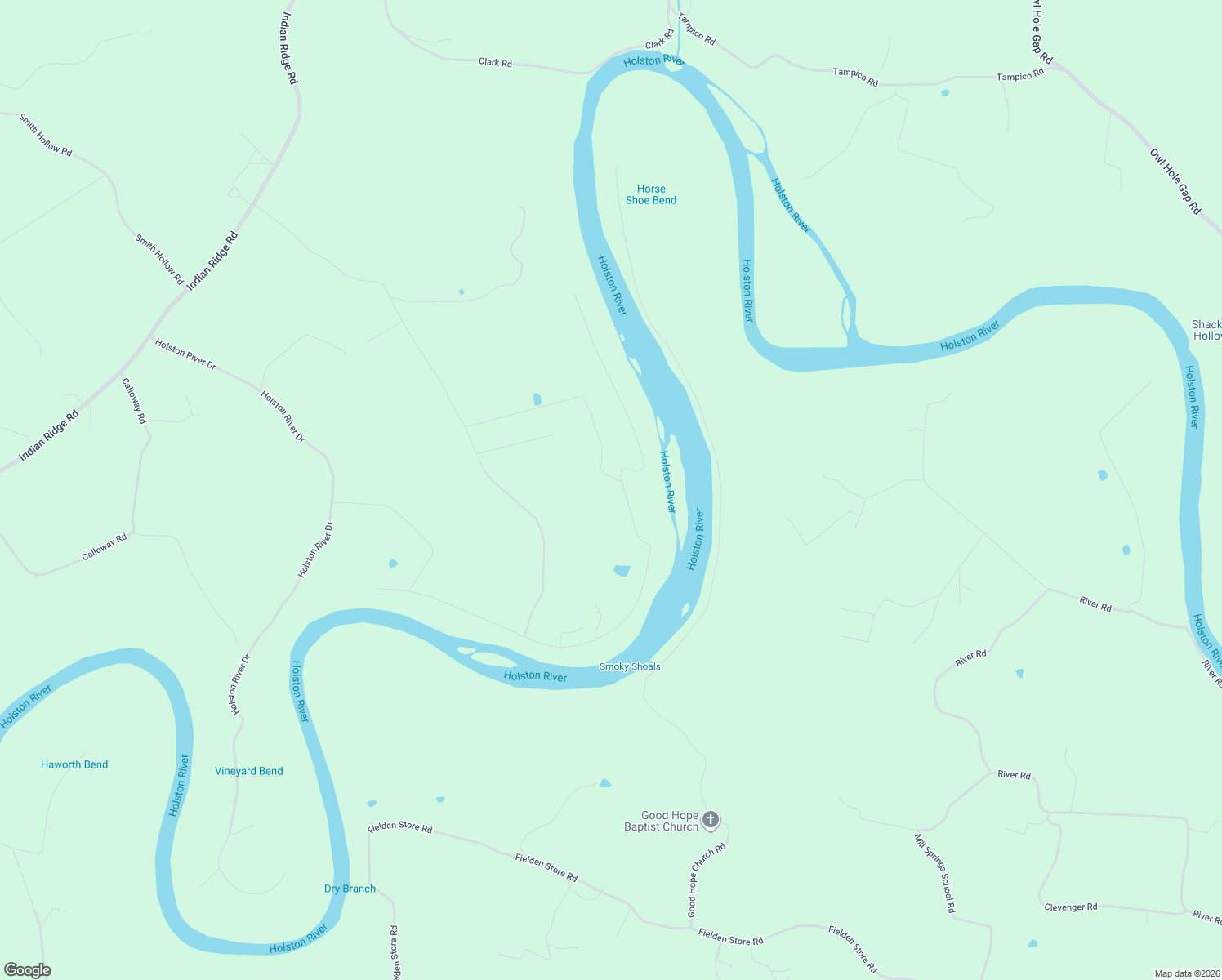 map of restaurants, bars, coffee shops, grocery stores, and more near 1338 Lookout Drive in Rutledge