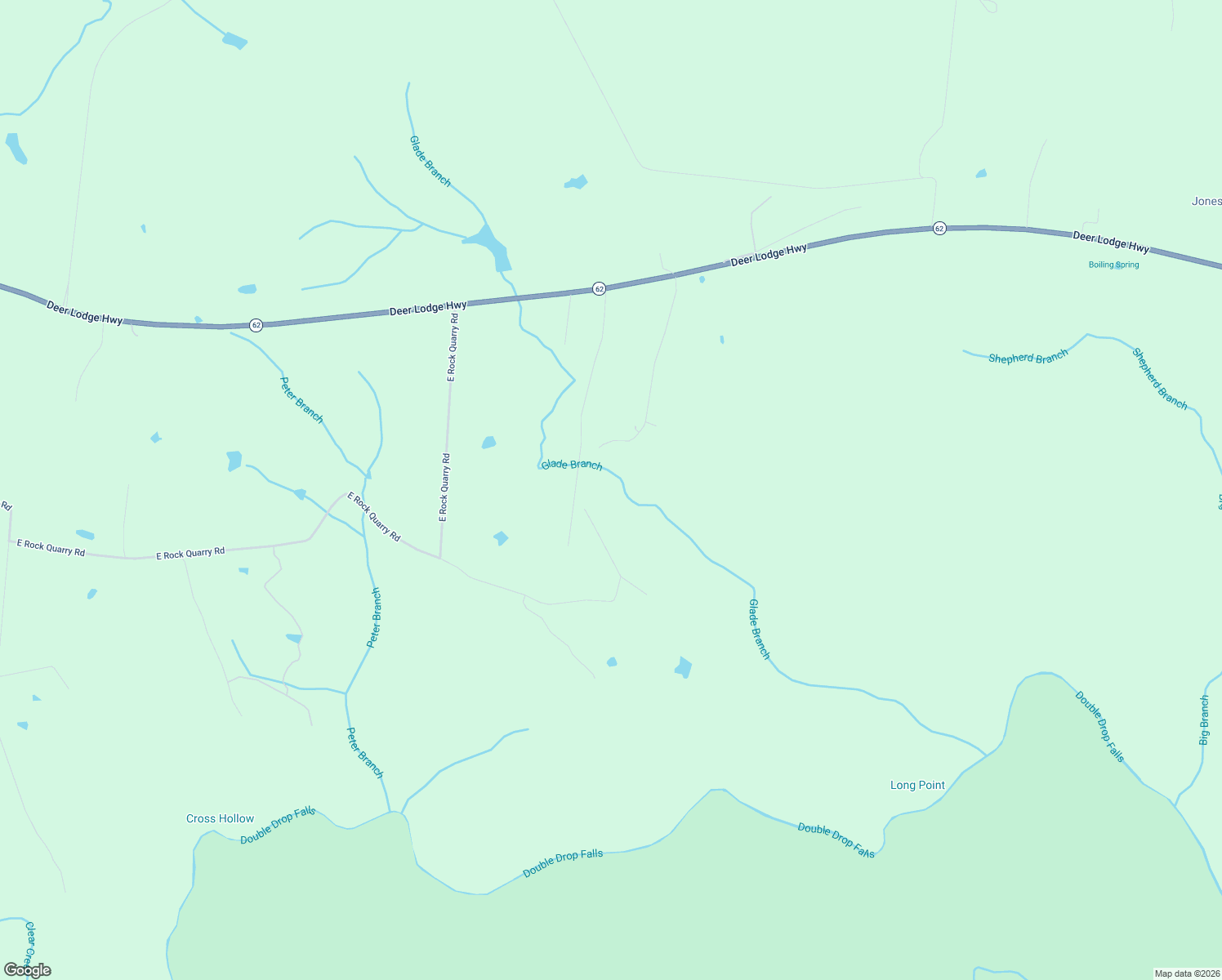 map of restaurants, bars, coffee shops, grocery stores, and more near 913 River Chase Trail in Clarkrange