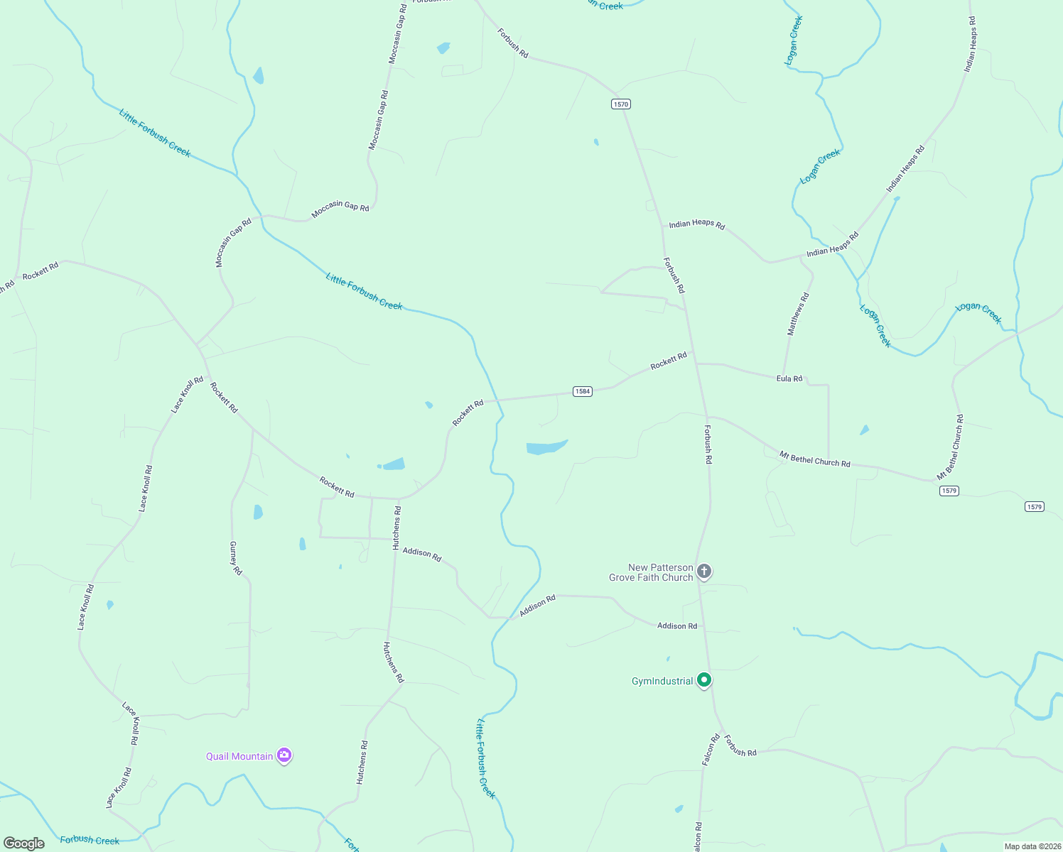 map of restaurants, bars, coffee shops, grocery stores, and more near 3340 Rockett Road in East Bend
