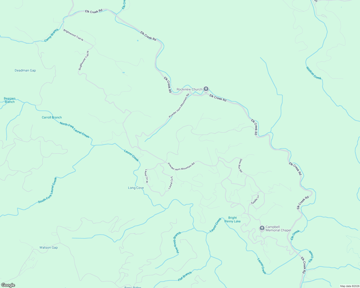 map of restaurants, bars, coffee shops, grocery stores, and more near 438 Powder Horn Estates Drive in Watauga County