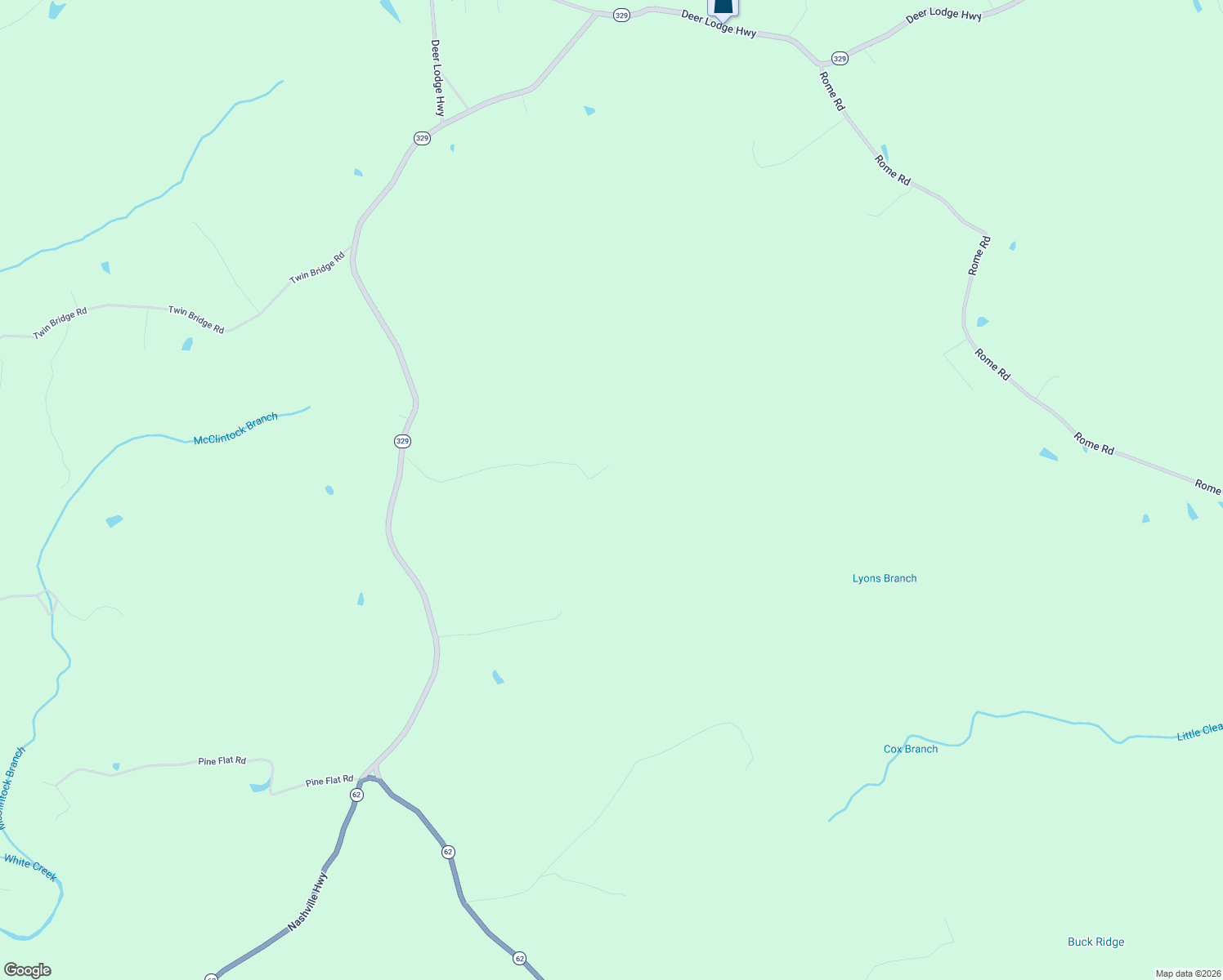 map of restaurants, bars, coffee shops, grocery stores, and more near 2575 Junior Cox Road in Deer Lodge