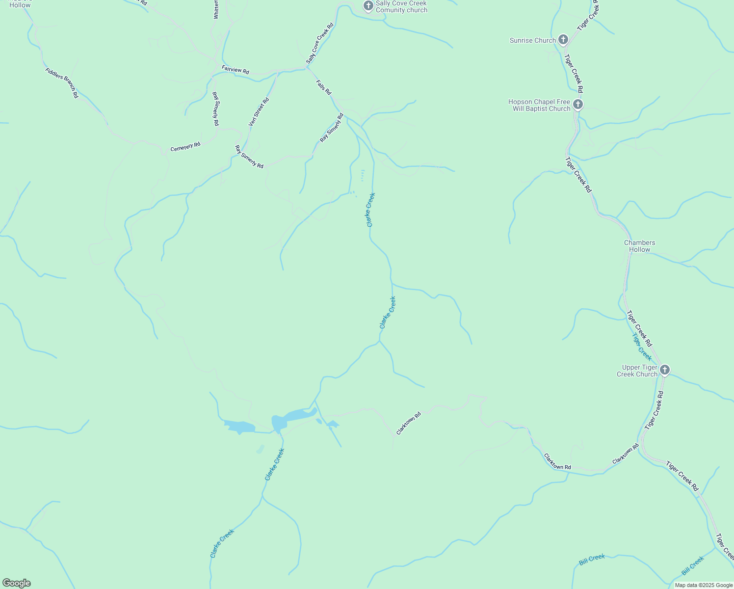 map of restaurants, bars, coffee shops, grocery stores, and more near Highway 67 in Hampton