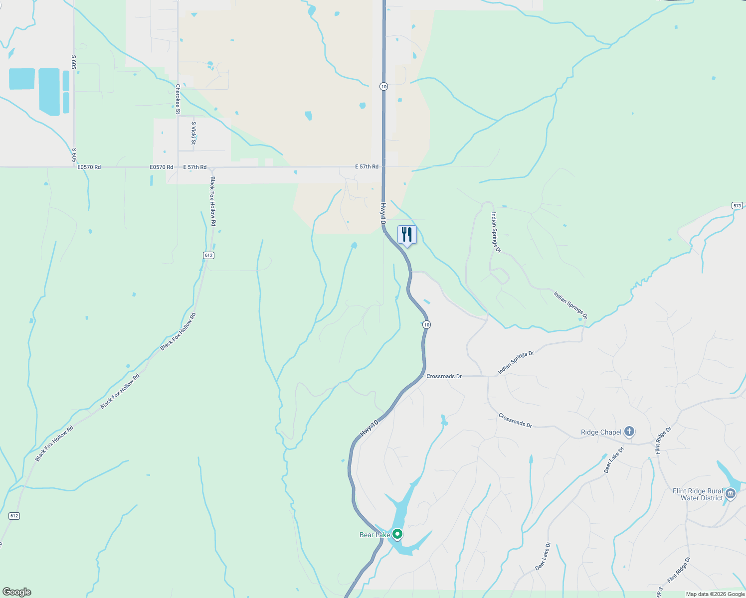 map of restaurants, bars, coffee shops, grocery stores, and more near 57639 South 620 Road in Kansas