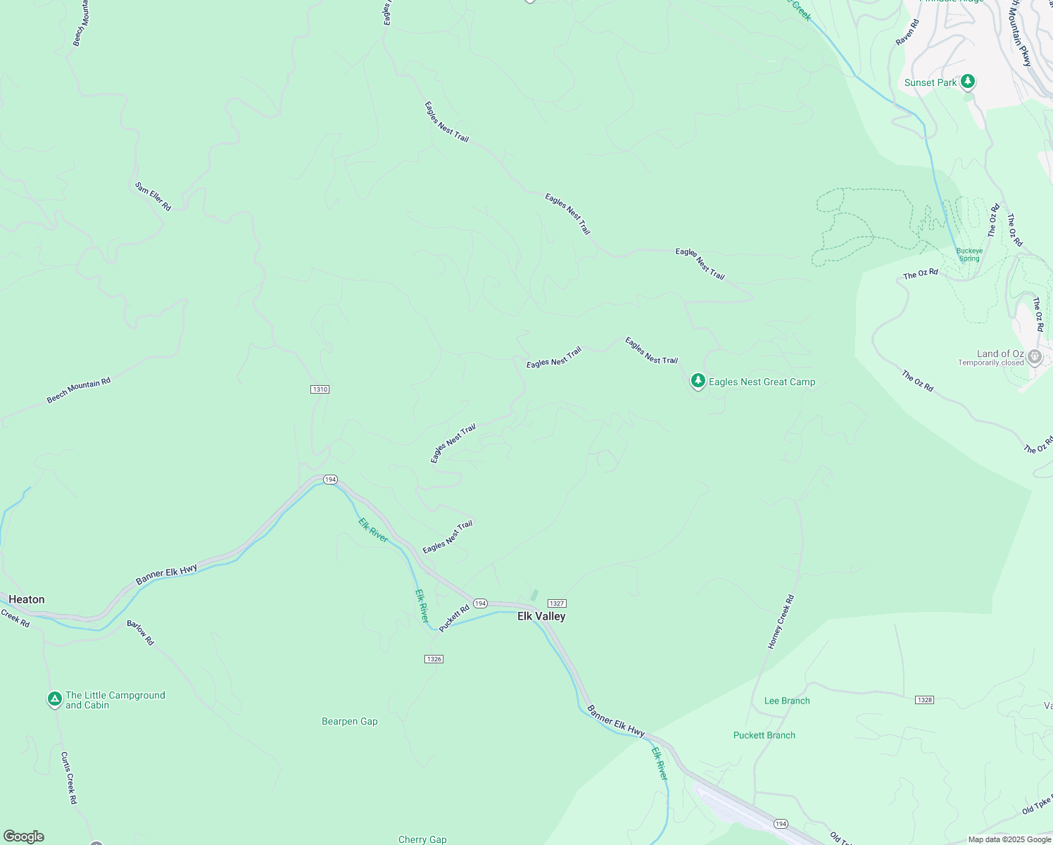 map of restaurants, bars, coffee shops, grocery stores, and more near 49 Long Crested Drive in Banner Elk