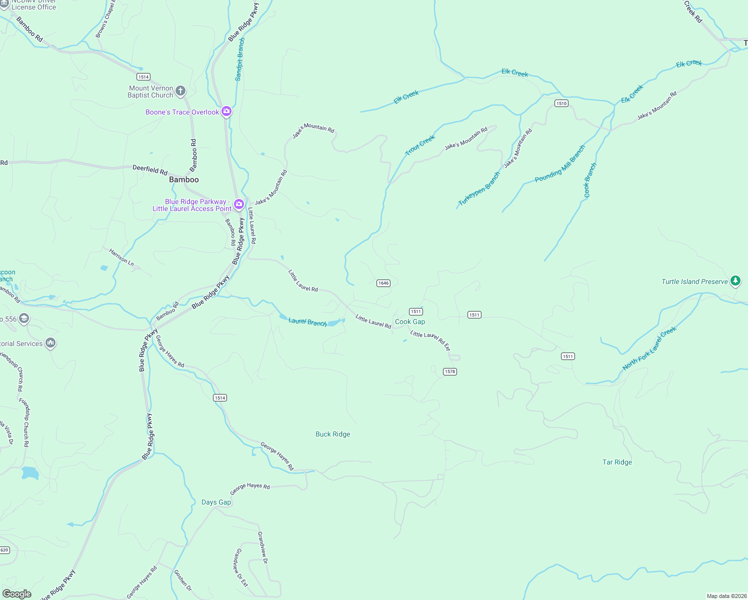 map of restaurants, bars, coffee shops, grocery stores, and more near 147 Fawn Drive in Boone