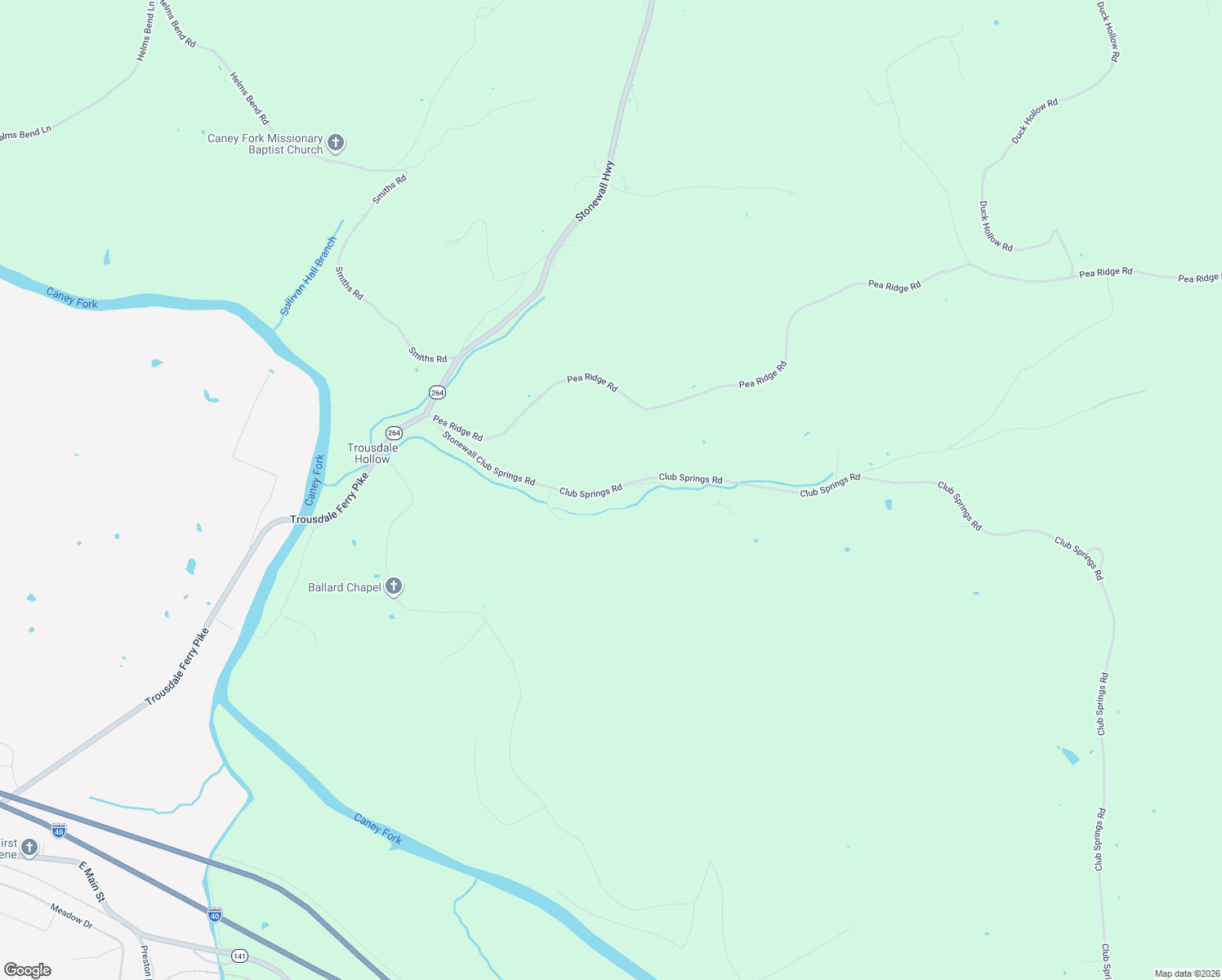 map of restaurants, bars, coffee shops, grocery stores, and more near 66 Club Springs Road in Elmwood