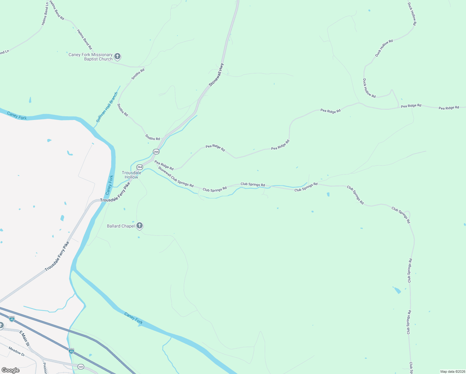 map of restaurants, bars, coffee shops, grocery stores, and more near 66 Club Springs Road in Elmwood