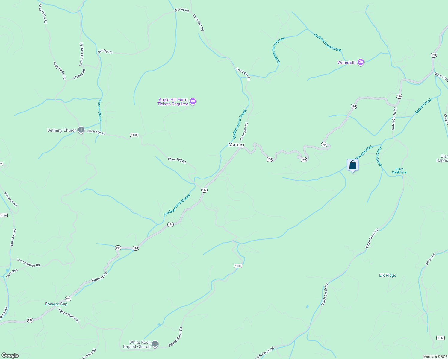 map of restaurants, bars, coffee shops, grocery stores, and more near 136 Fox Hollow Drive in Banner Elk
