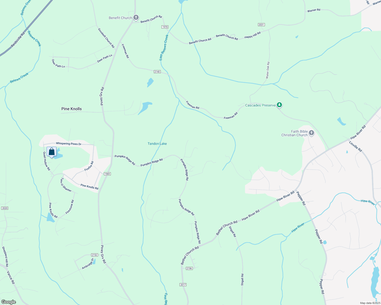 map of restaurants, bars, coffee shops, grocery stores, and more near 9188 Huff Farm Road in Kernersville