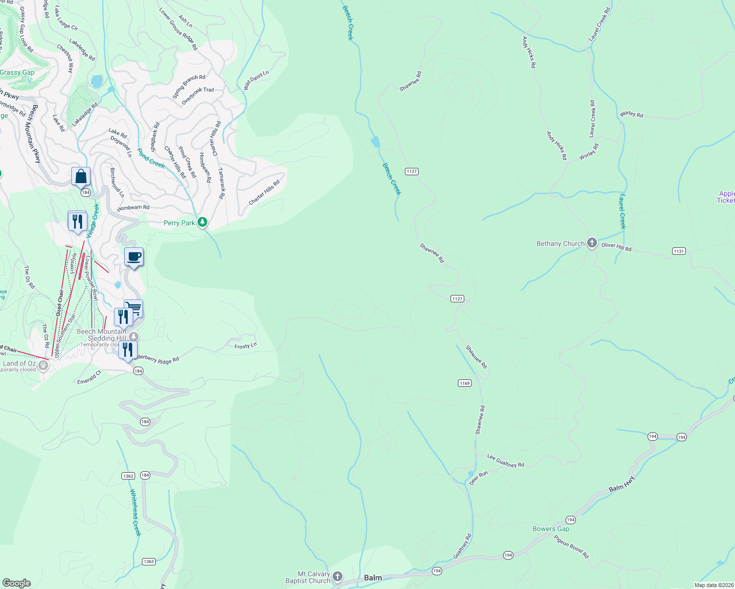 map of restaurants, bars, coffee shops, grocery stores, and more near in 