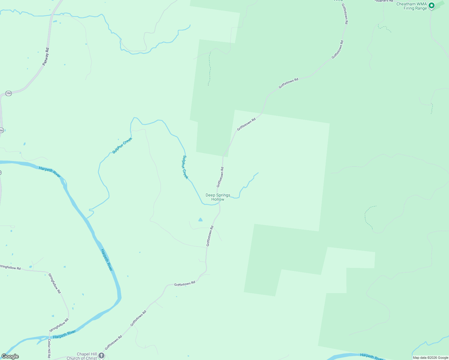 map of restaurants, bars, coffee shops, grocery stores, and more near 1885 Griffintown Road in White Bluff
