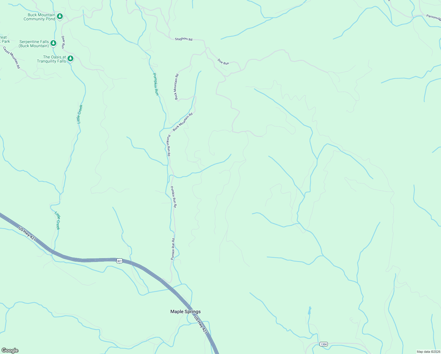 map of restaurants, bars, coffee shops, grocery stores, and more near 386 Hickory Hollow Road in Purlear