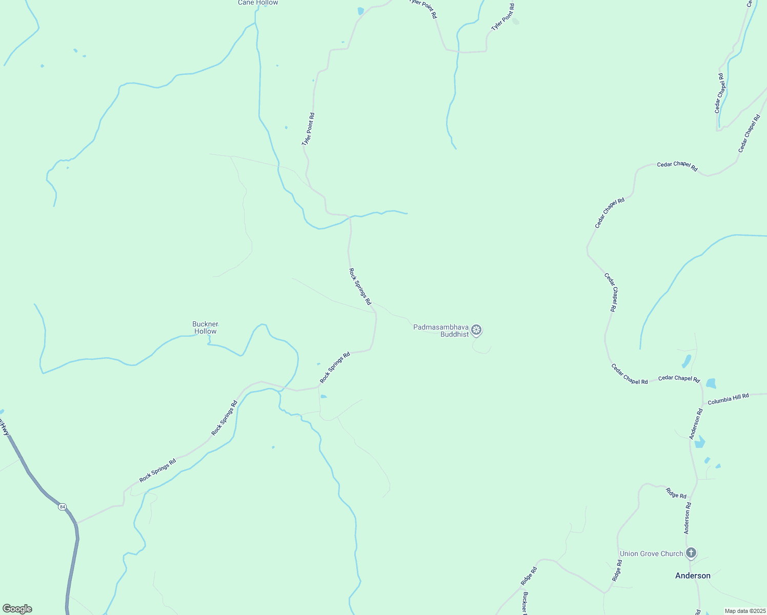 map of restaurants, bars, coffee shops, grocery stores, and more near 189 Rock Springs Lane in Monterey