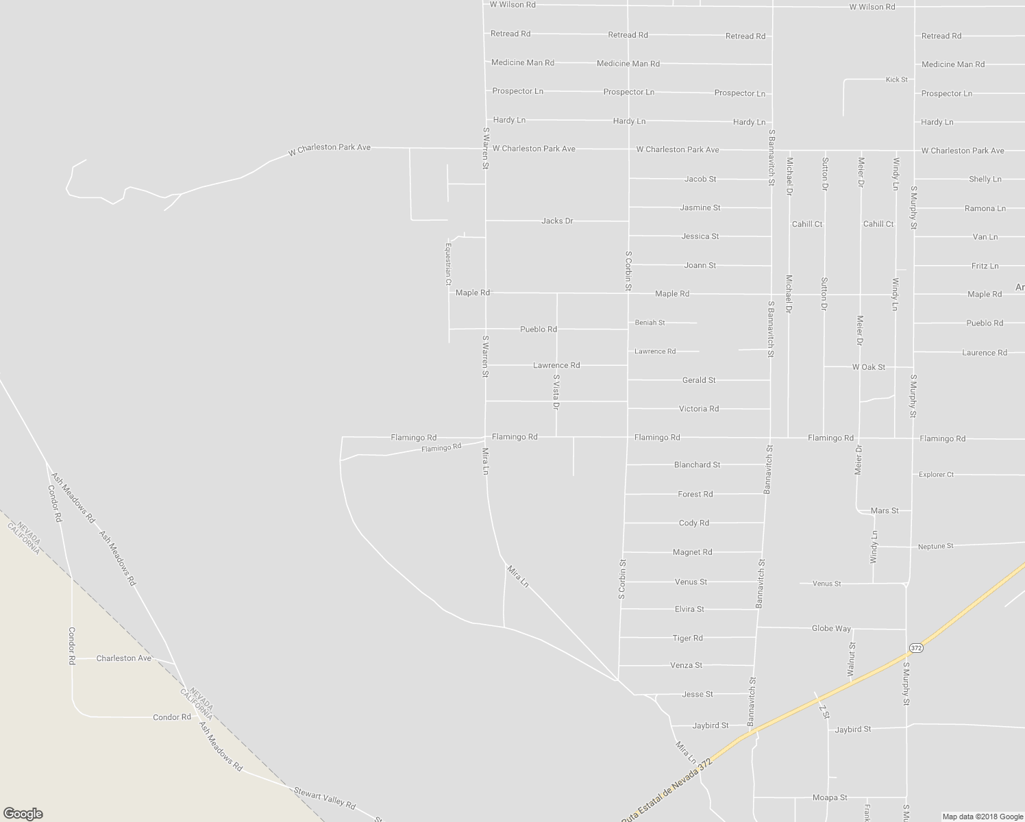 map of restaurants, bars, coffee shops, grocery stores, and more near 4901 West Rancho Road in Pahrump