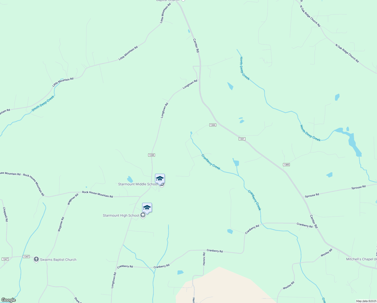map of restaurants, bars, coffee shops, grocery stores, and more near Michael Road in Boonville