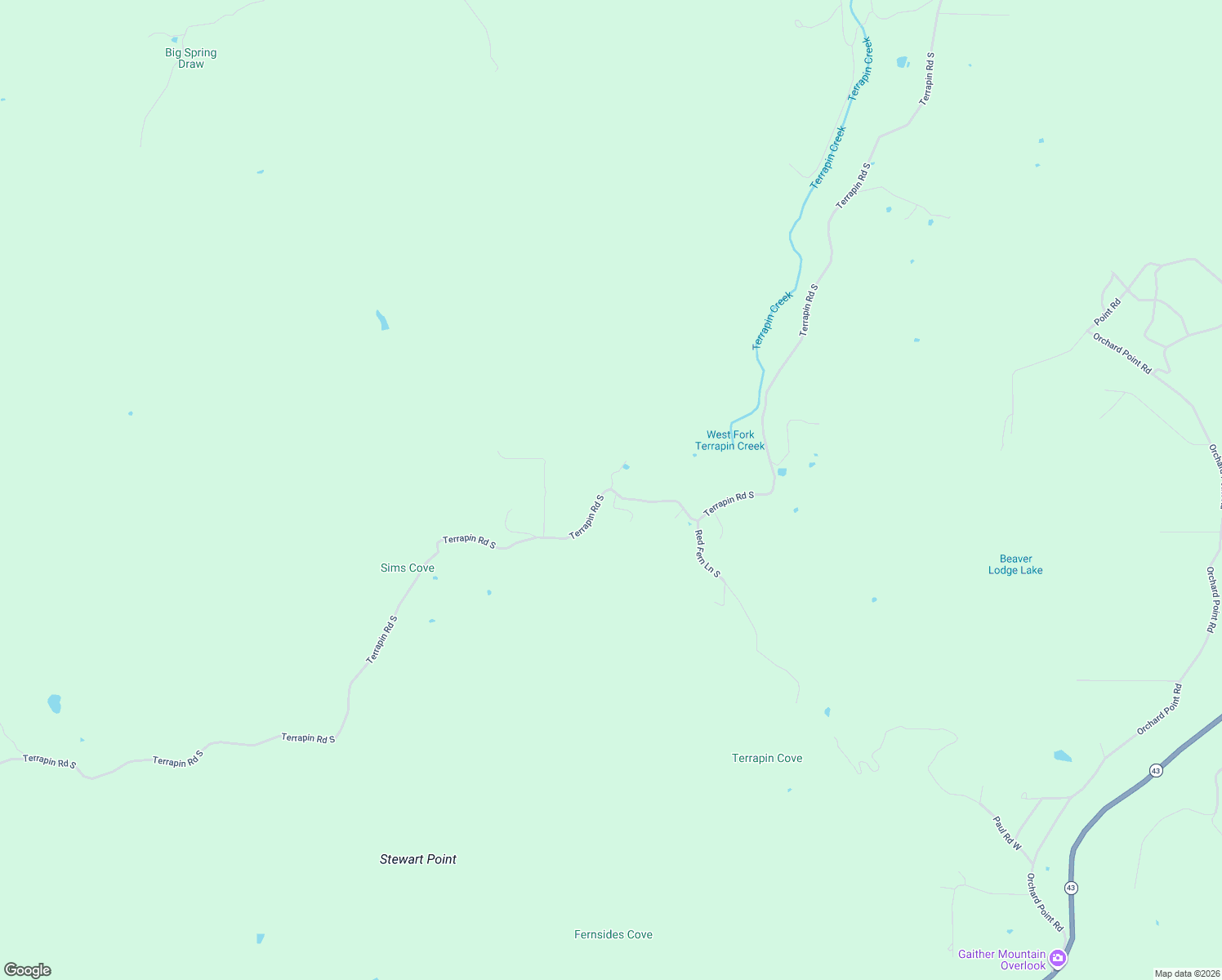 map of restaurants, bars, coffee shops, grocery stores, and more near 7807 Terrapin Road in Harrison