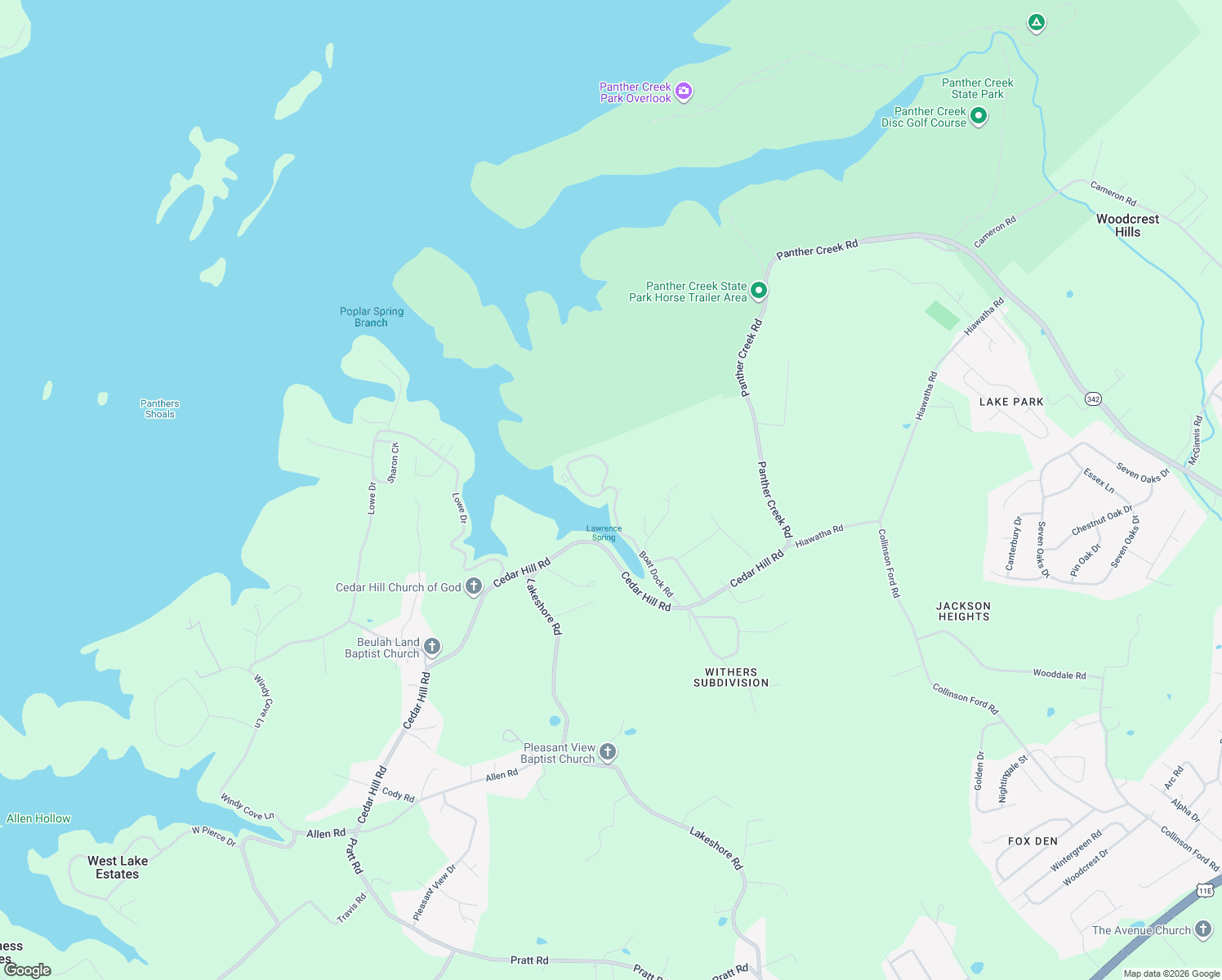 map of restaurants, bars, coffee shops, grocery stores, and more near 2291 Boat Dock Road in Talbott