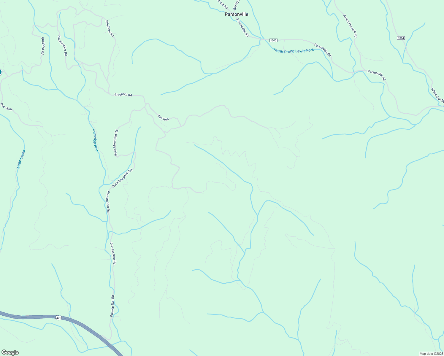 map of restaurants, bars, coffee shops, grocery stores, and more near 500 Eagle Nest Road in Purlear