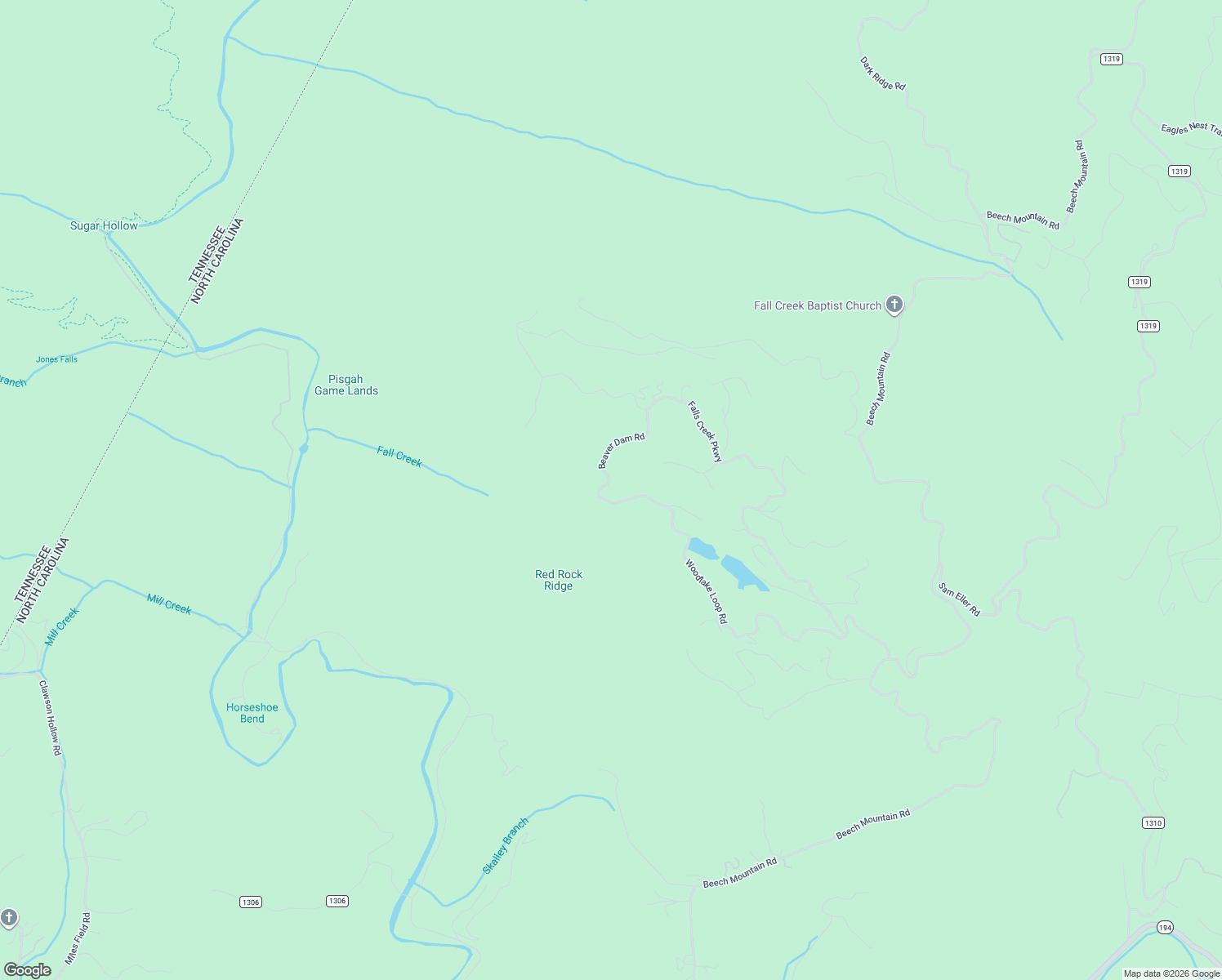 map of restaurants, bars, coffee shops, grocery stores, and more near 238 Beaver Dam Road in Elk Park