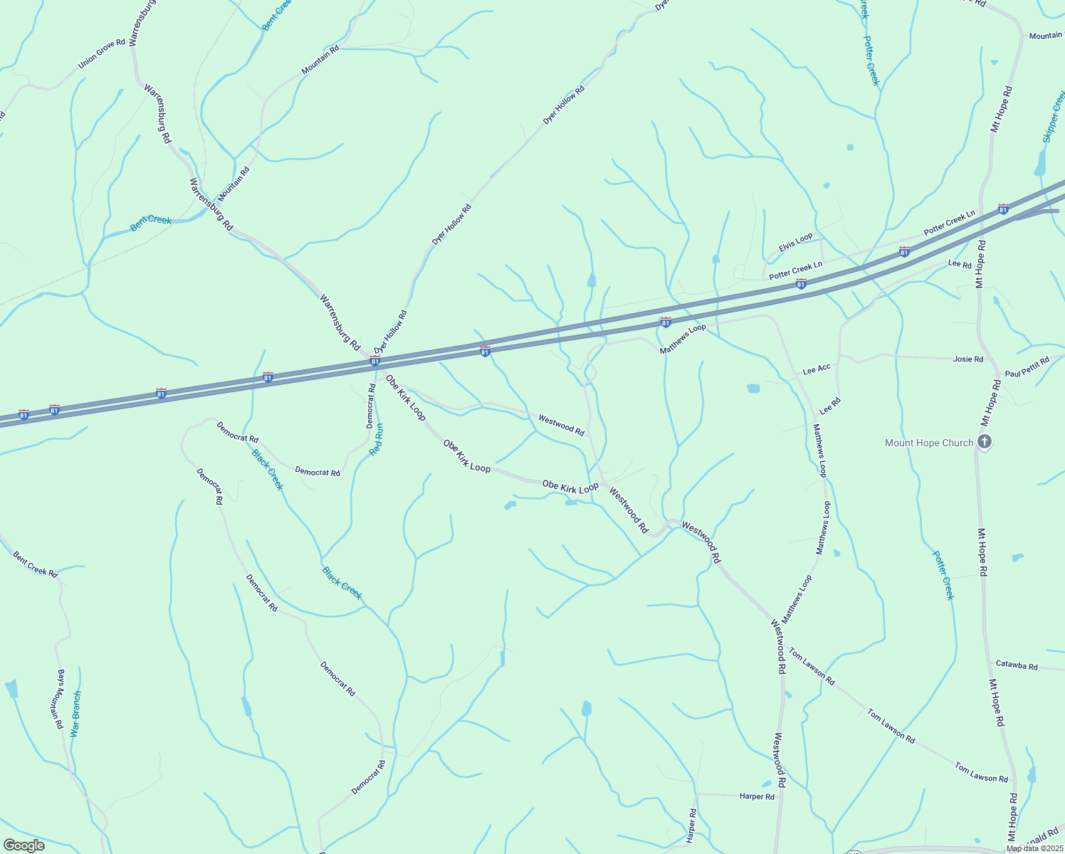 map of restaurants, bars, coffee shops, grocery stores, and more near 2175 Westwood Rd in Greene