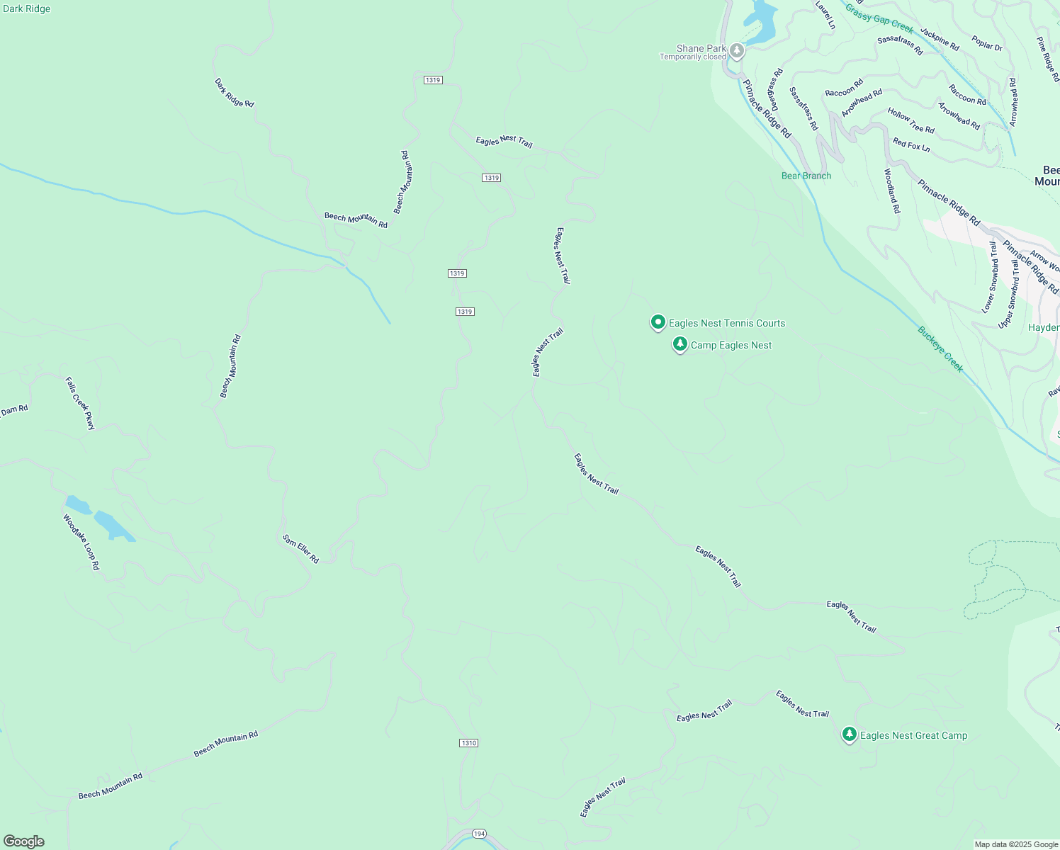 map of restaurants, bars, coffee shops, grocery stores, and more near 4201 Eagles Nest Trail in Banner Elk