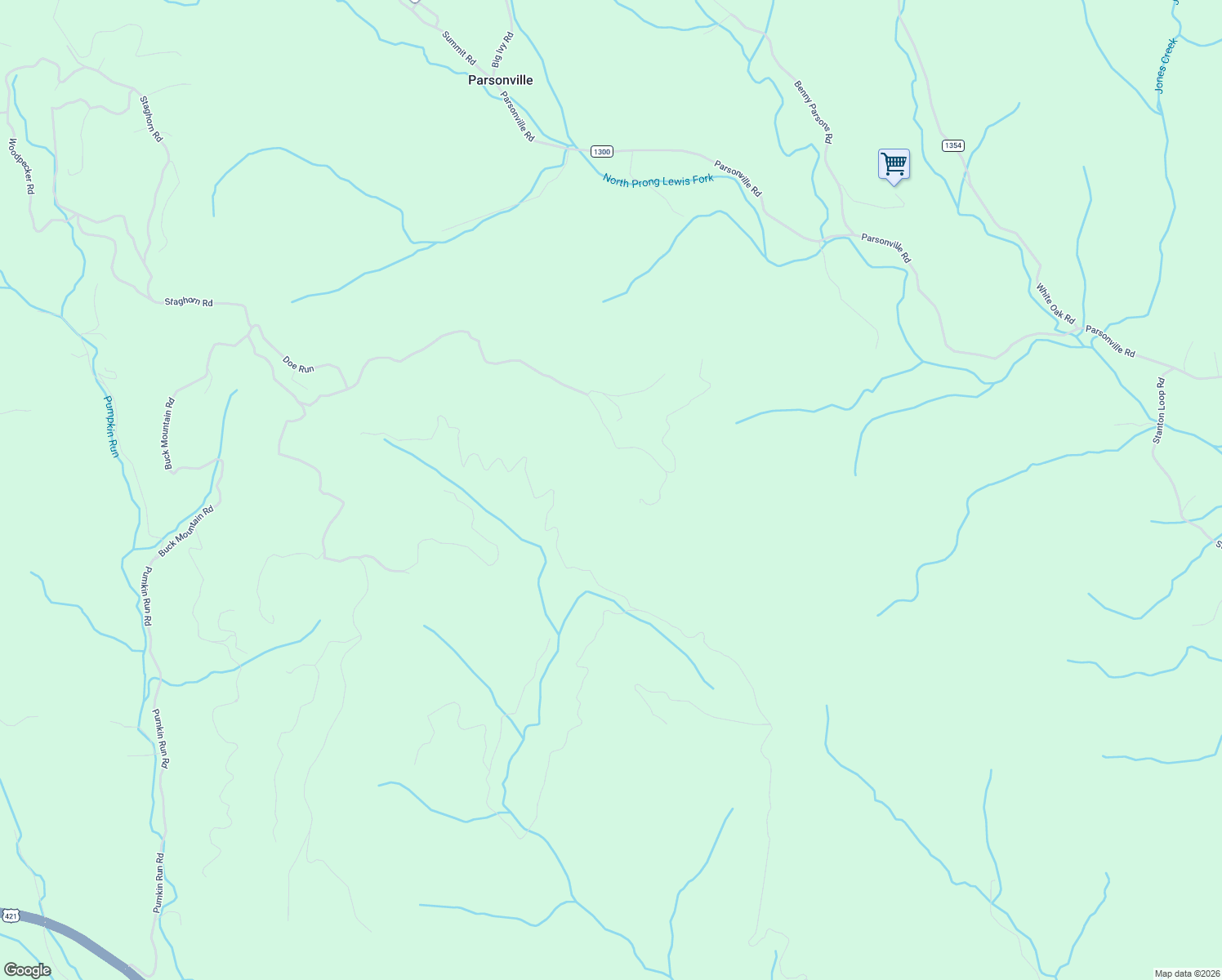 map of restaurants, bars, coffee shops, grocery stores, and more near 212 Carters Lane in Purlear