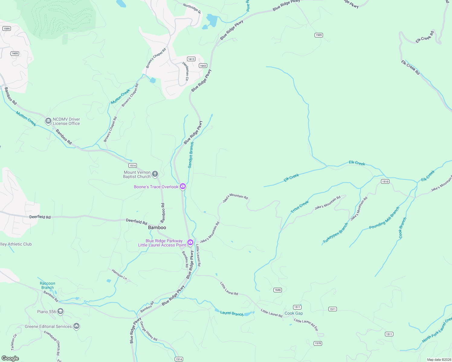 map of restaurants, bars, coffee shops, grocery stores, and more near 100 Margaret Ridge Road in Boone