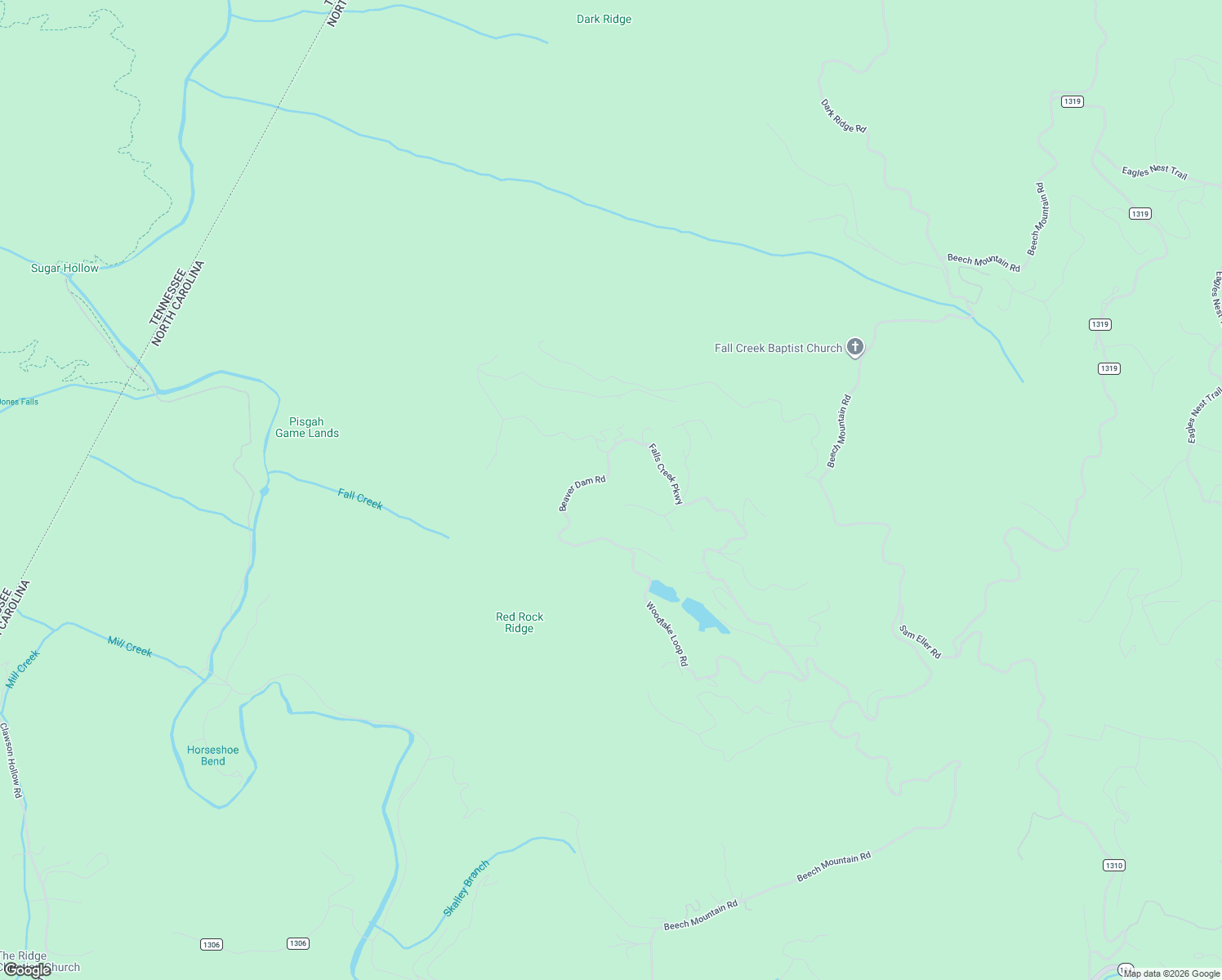 map of restaurants, bars, coffee shops, grocery stores, and more near Beaver Dam Road in Elk Park