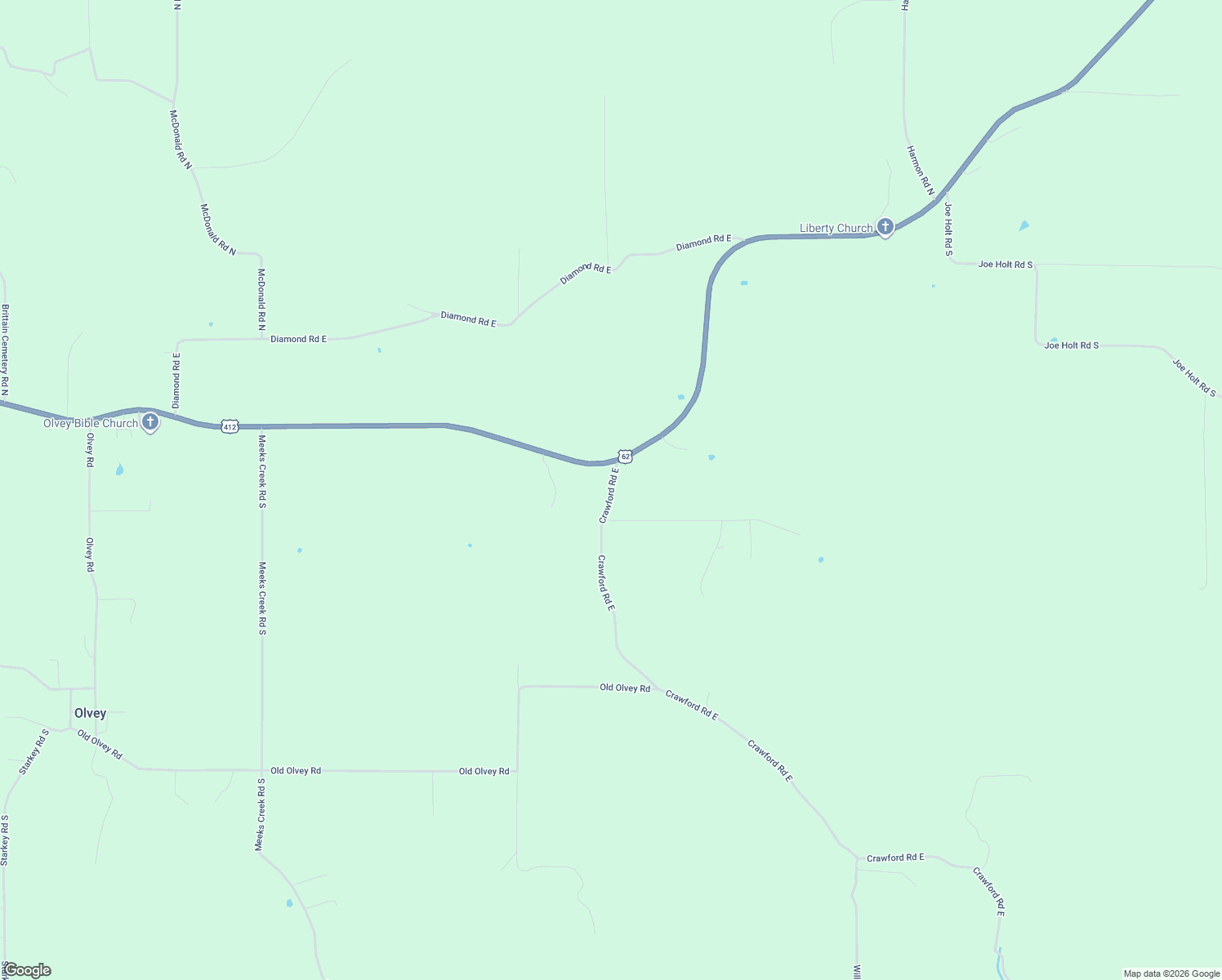 map of restaurants, bars, coffee shops, grocery stores, and more near 809 Crawford Road East in Everton