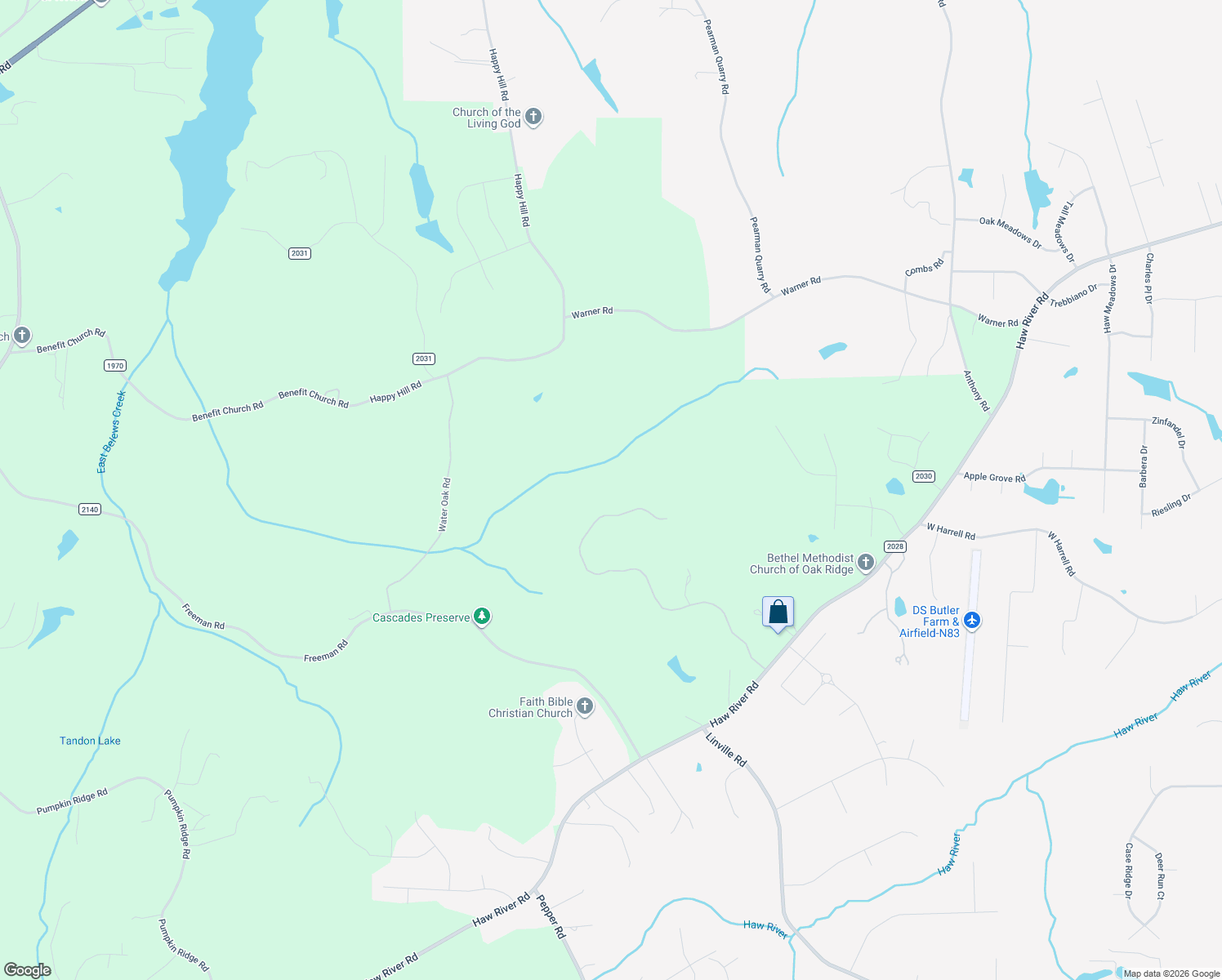 map of restaurants, bars, coffee shops, grocery stores, and more near 7377 Hidden View Drive in Oak Ridge
