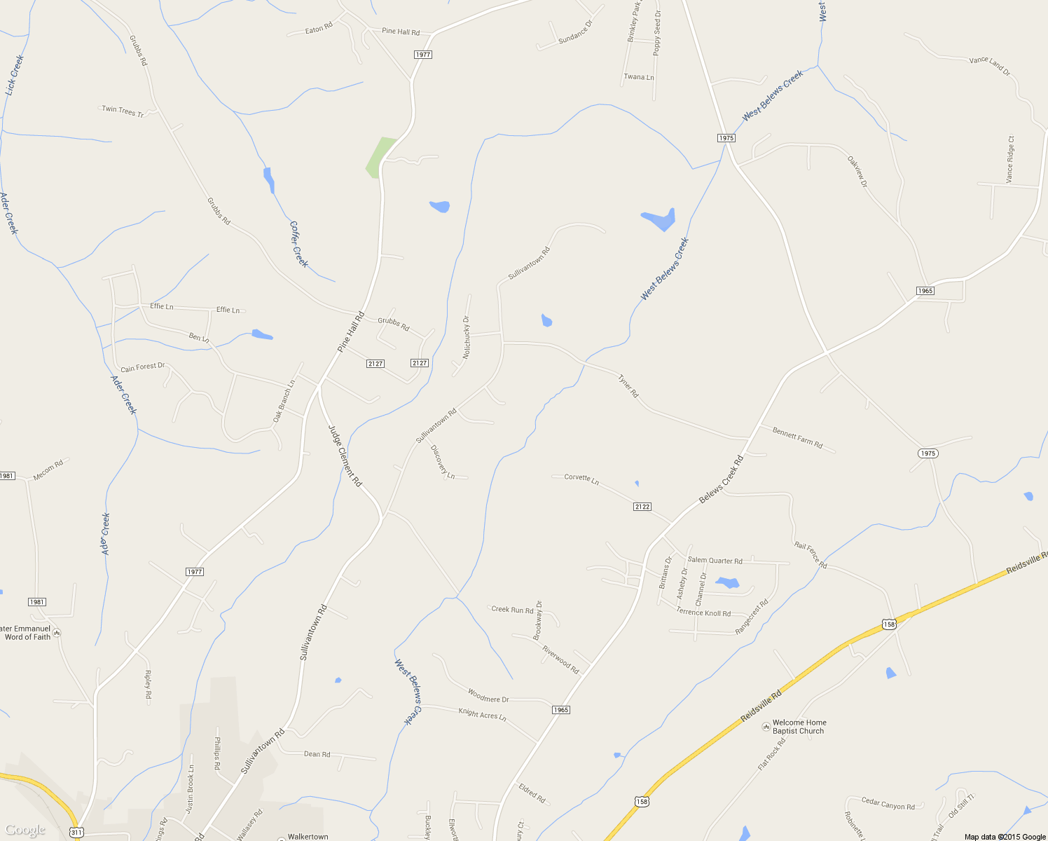 map of restaurants, bars, coffee shops, grocery stores, and more near 7224 Fairway Pines Ct in Walkertown