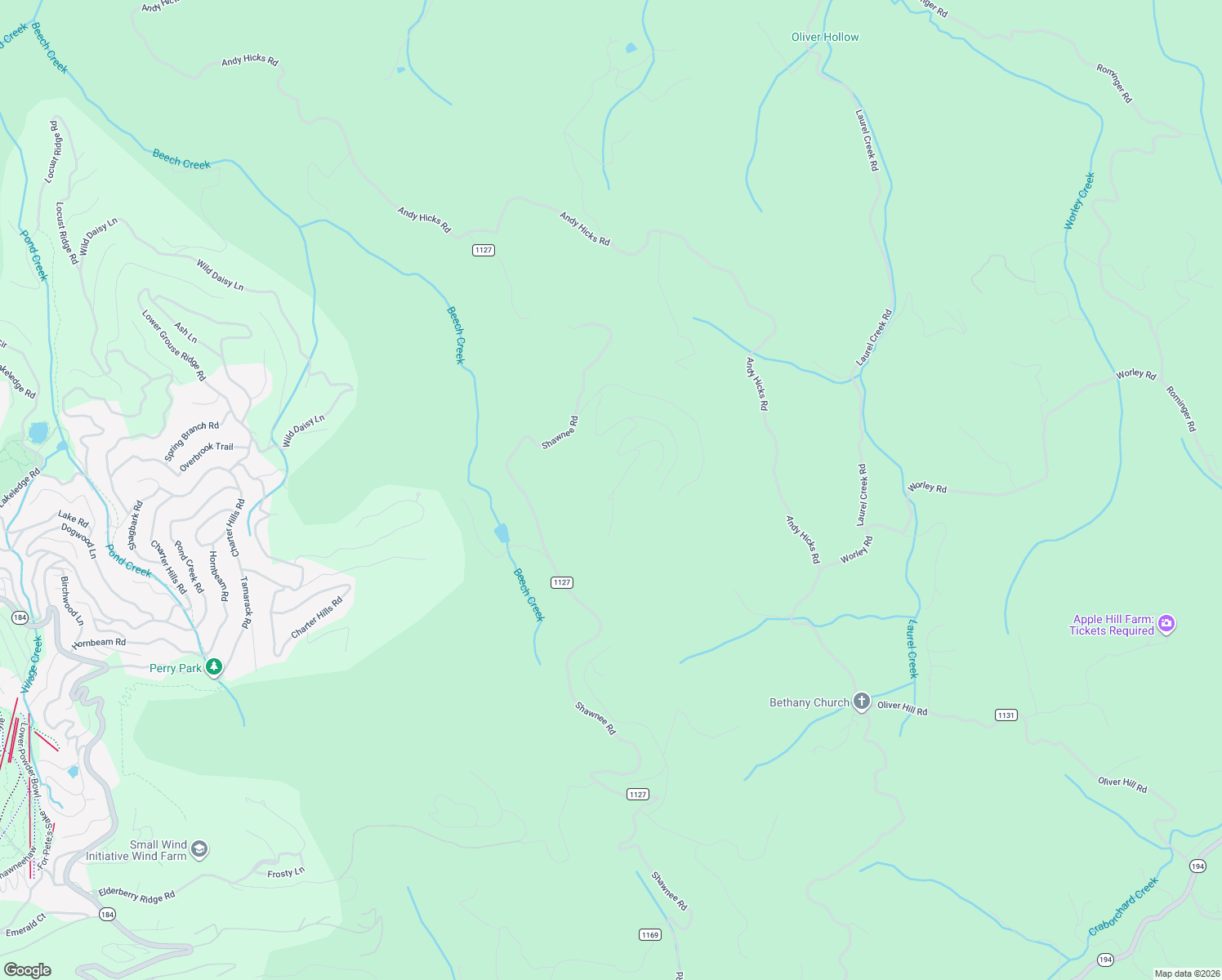 map of restaurants, bars, coffee shops, grocery stores, and more near 913 Rocky Parkway in Banner Elk