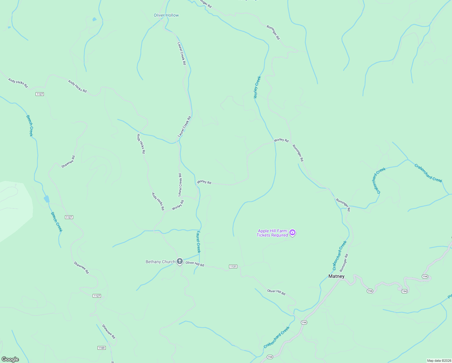 map of restaurants, bars, coffee shops, grocery stores, and more near 830 Worley Road in Banner Elk