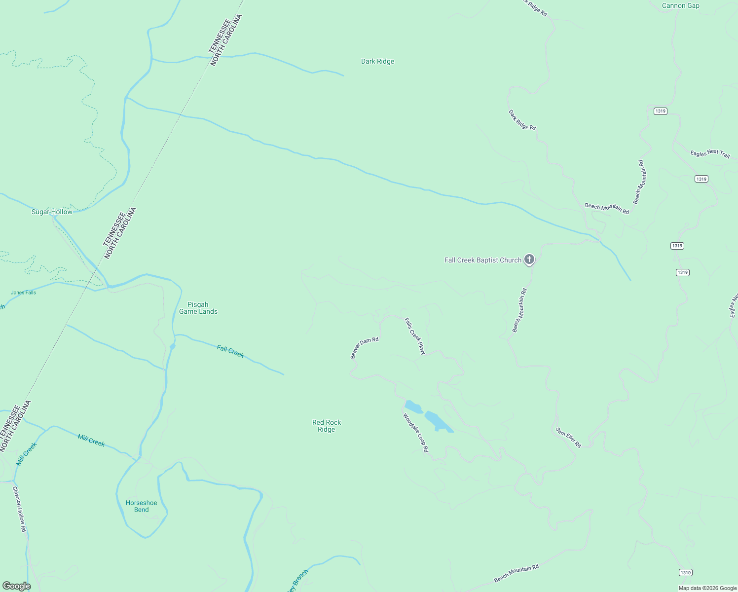 map of restaurants, bars, coffee shops, grocery stores, and more near East Heritage Ridge Drive in Elk Park